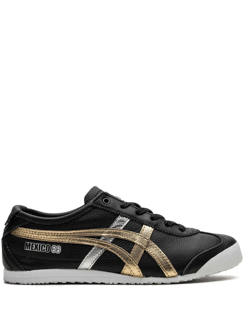 Mexico 66 "Black Gold Silver" sneakers 1