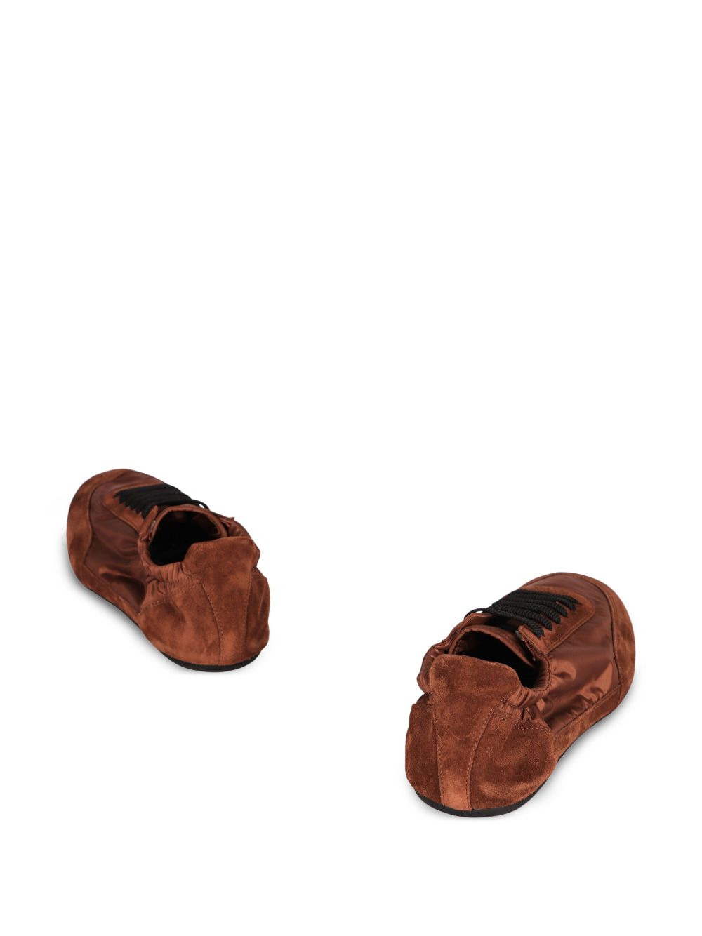 Collapse suede-panelling sneakers - 3