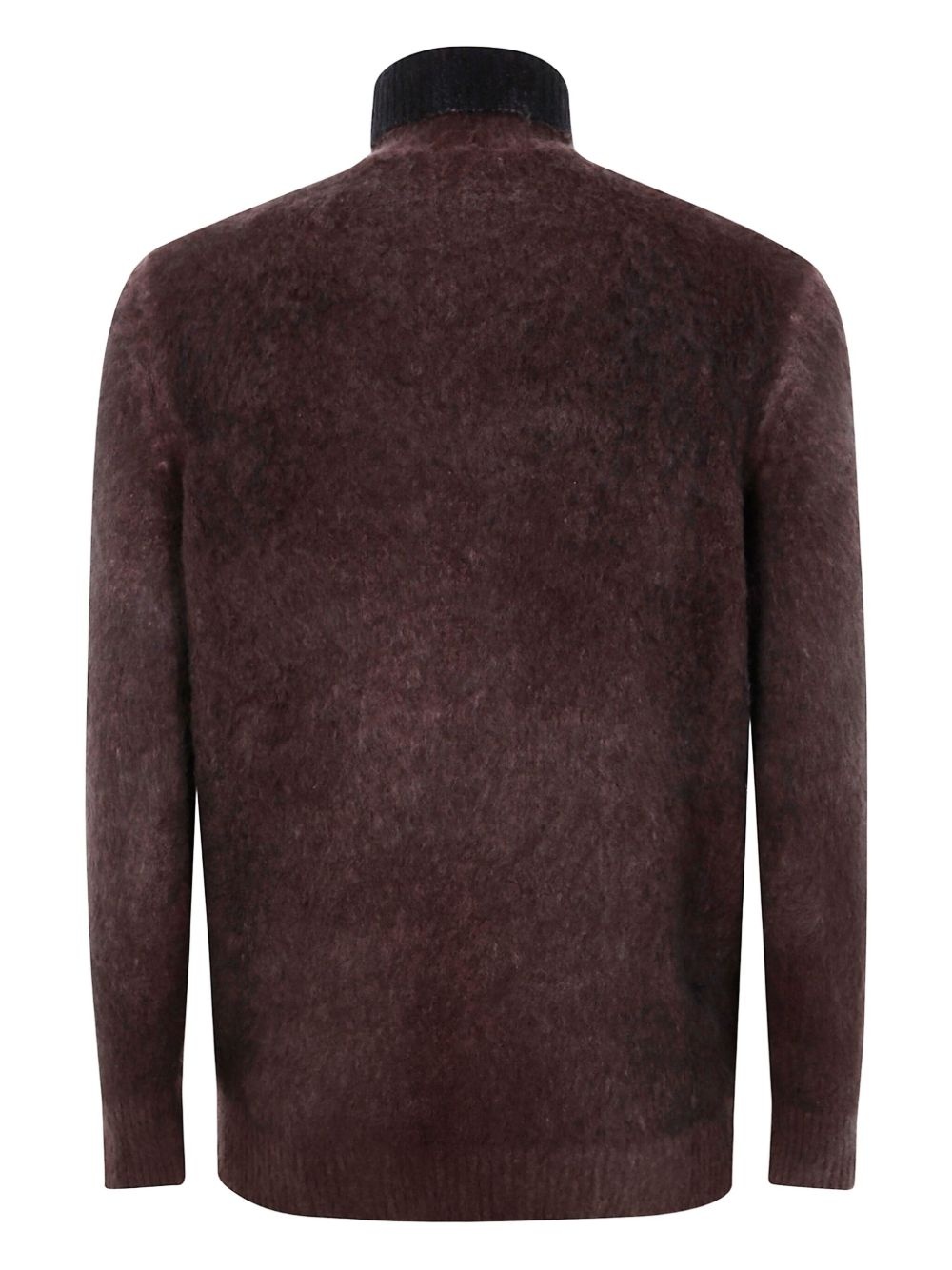 high-neck brushed sweater - 2
