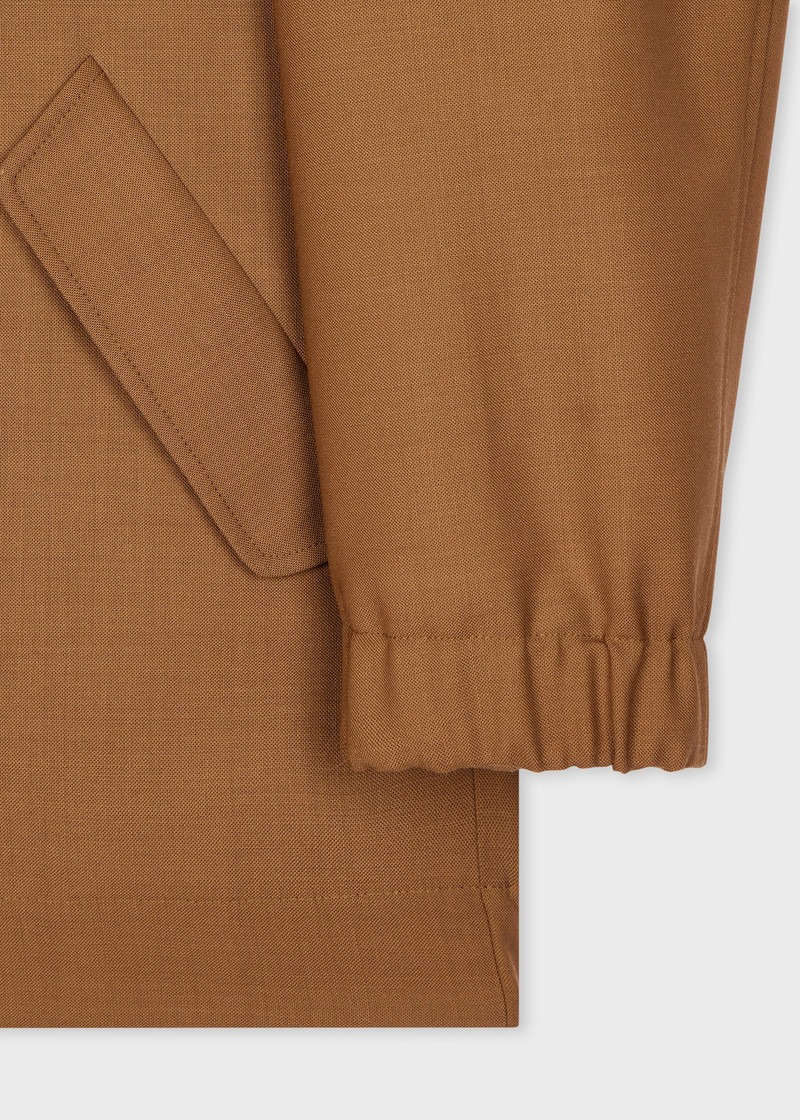 Paul Smith Brown Fresco Wool Blouson Jacket outlook