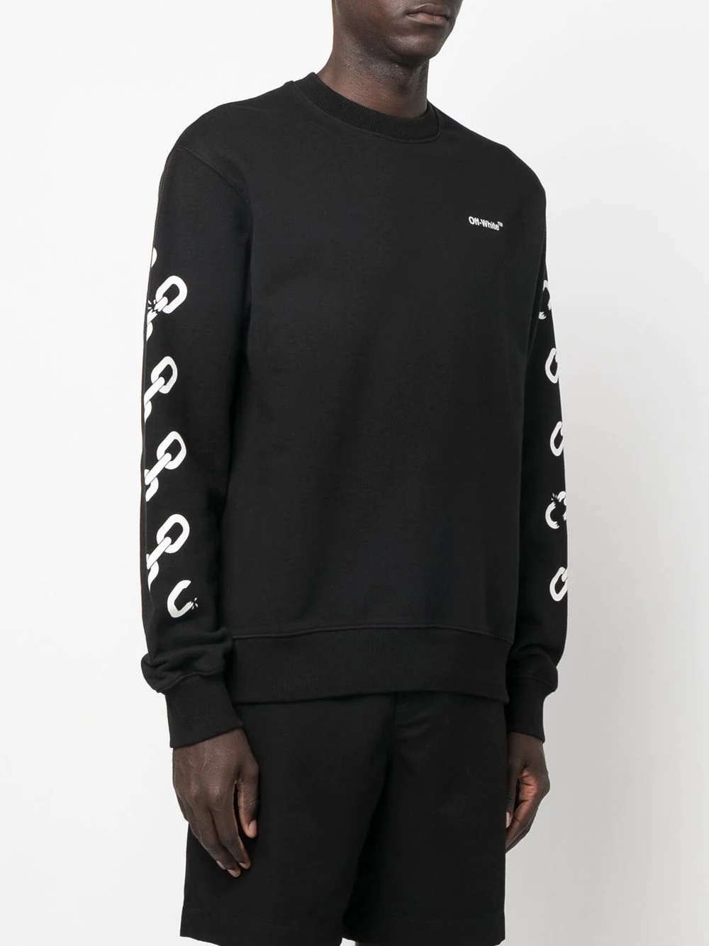 chain-link Arrow sweatshirt - 4
