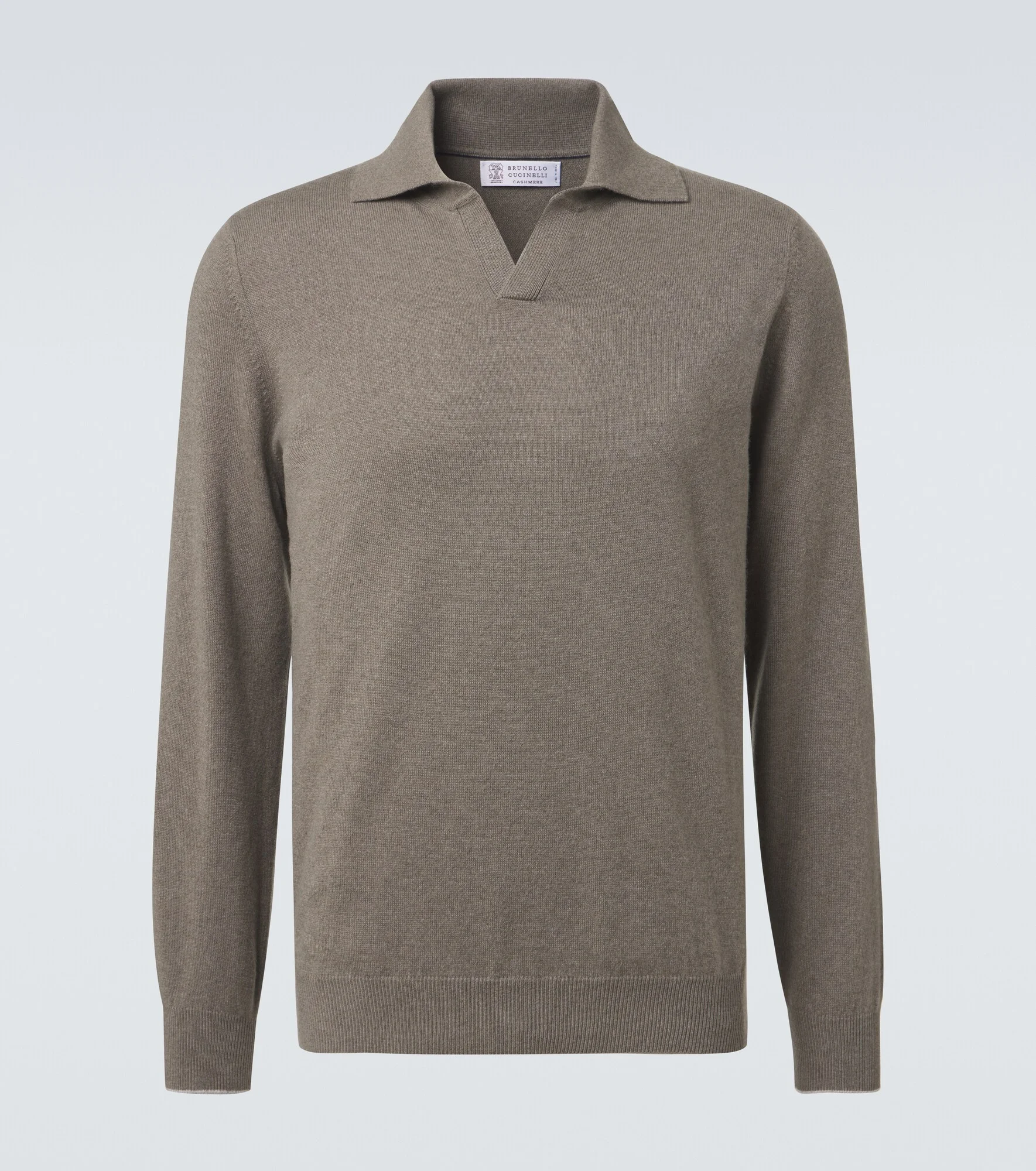 Cashmere polo sweater - 1