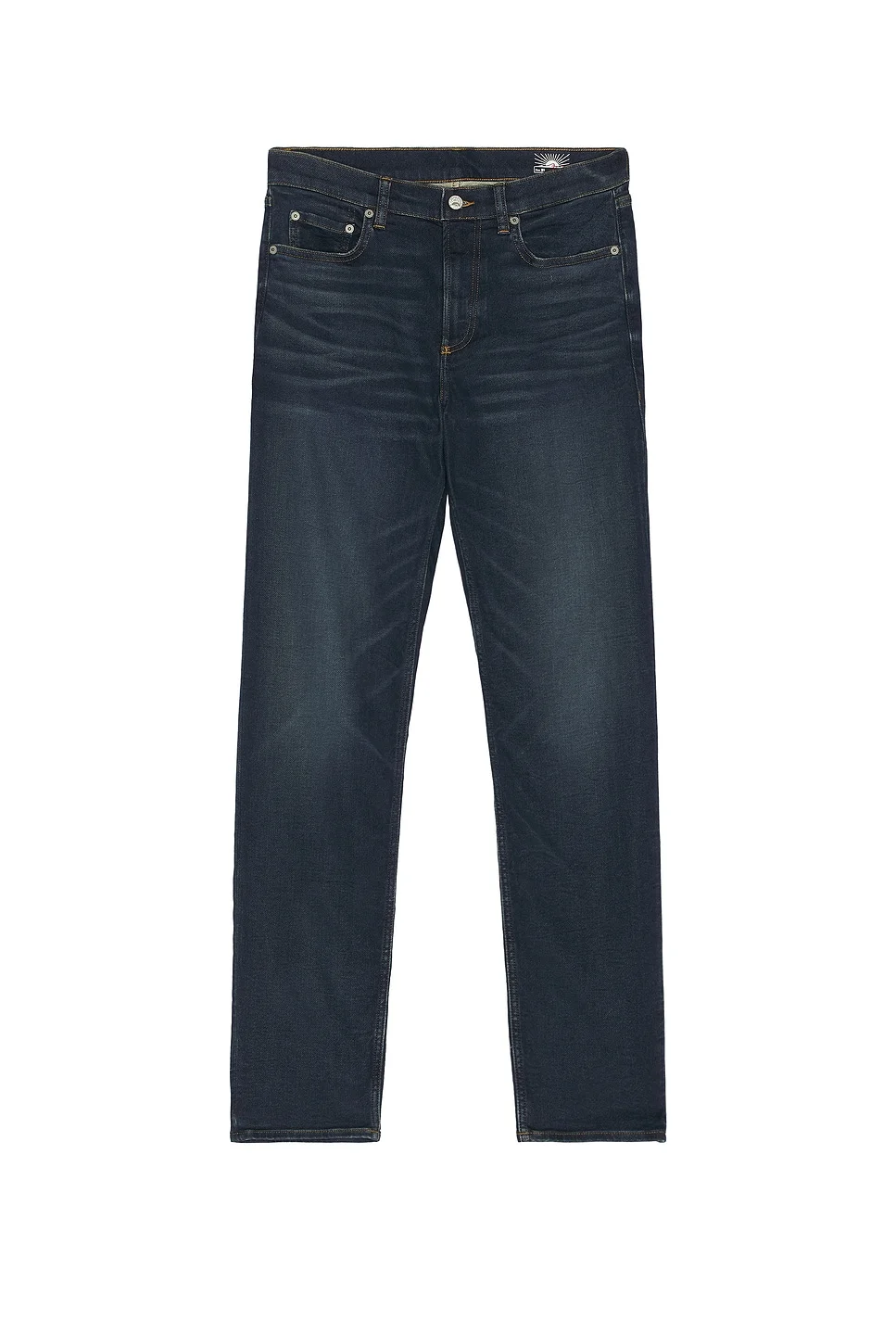 Stretch Terry Indigo 5 Pocket Jeans - 1
