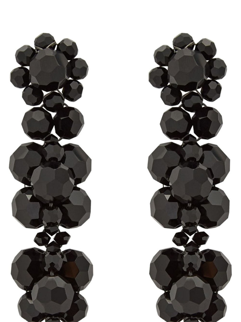 Simone Rocha beaded flower earrings outlook