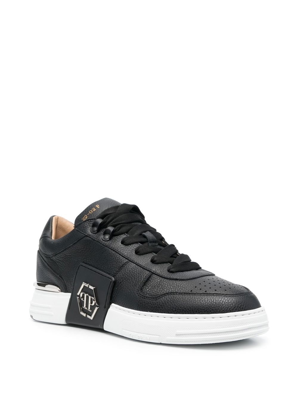 hexagonal low-top sneakers - 2