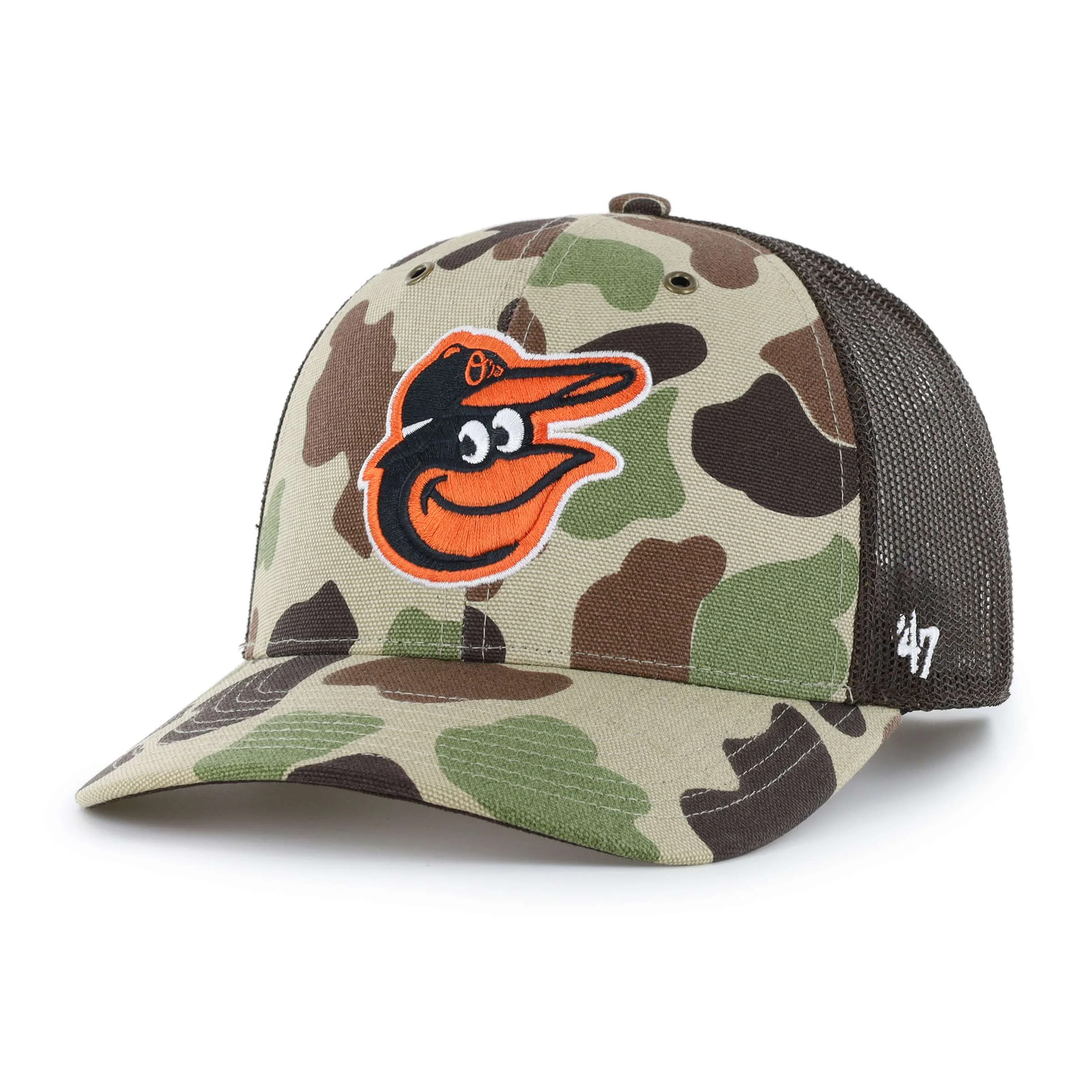 Baltimore Orioles '47 Camo Trucker - 1