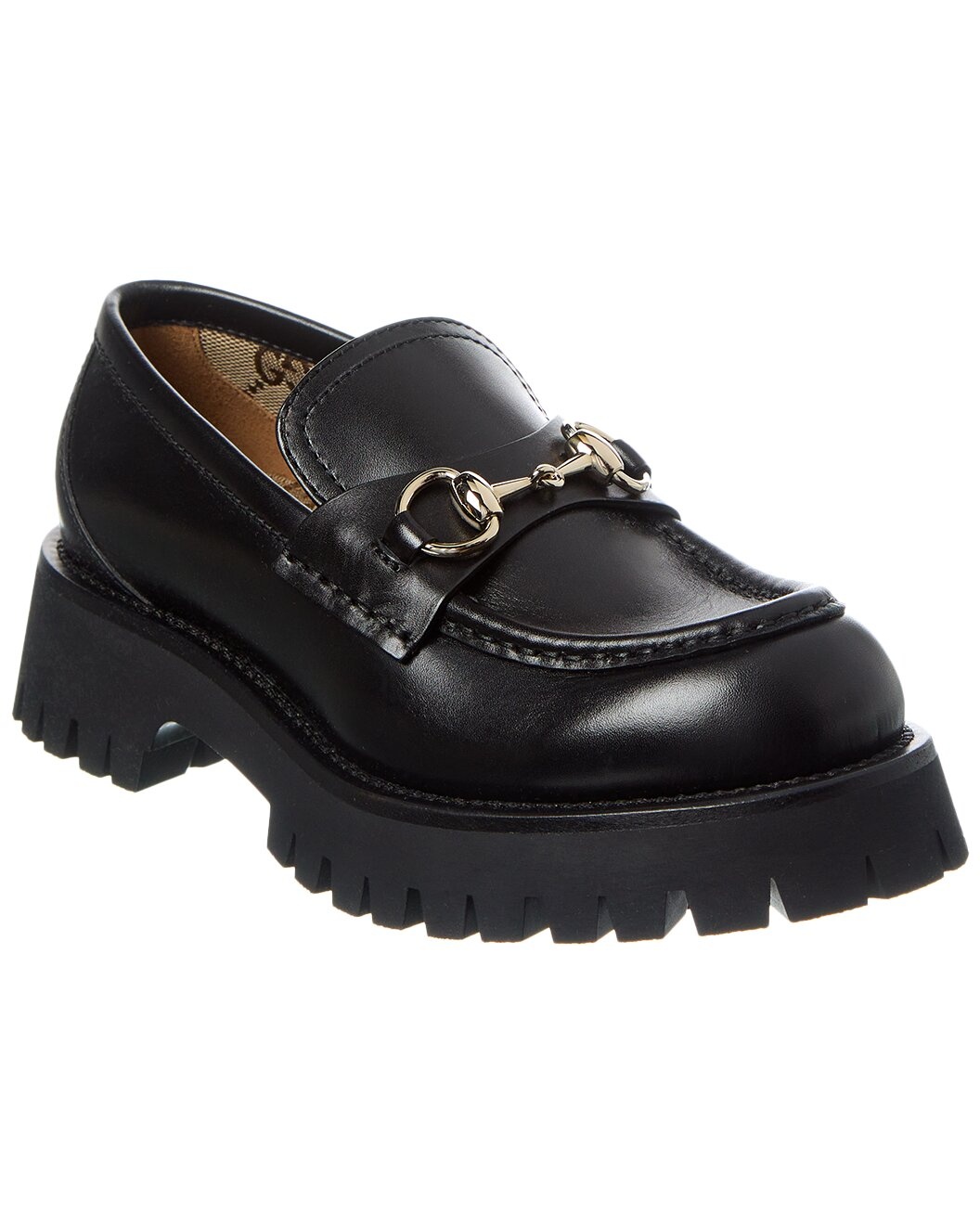 Gucci Horsebit Lug Sole Leather Loafer - 1