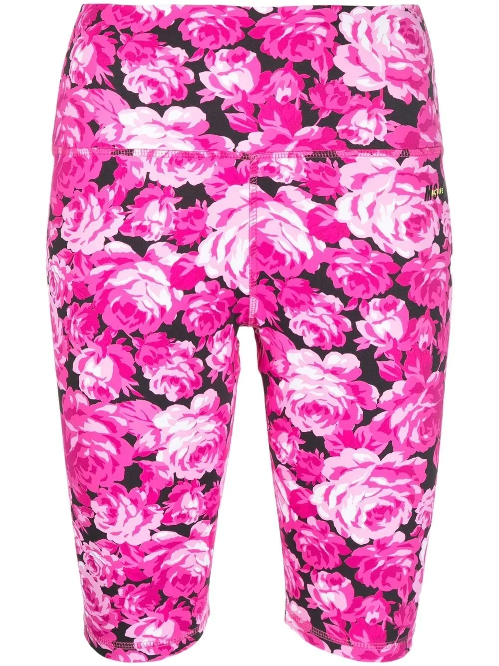 floral-print cycling shorts - 1