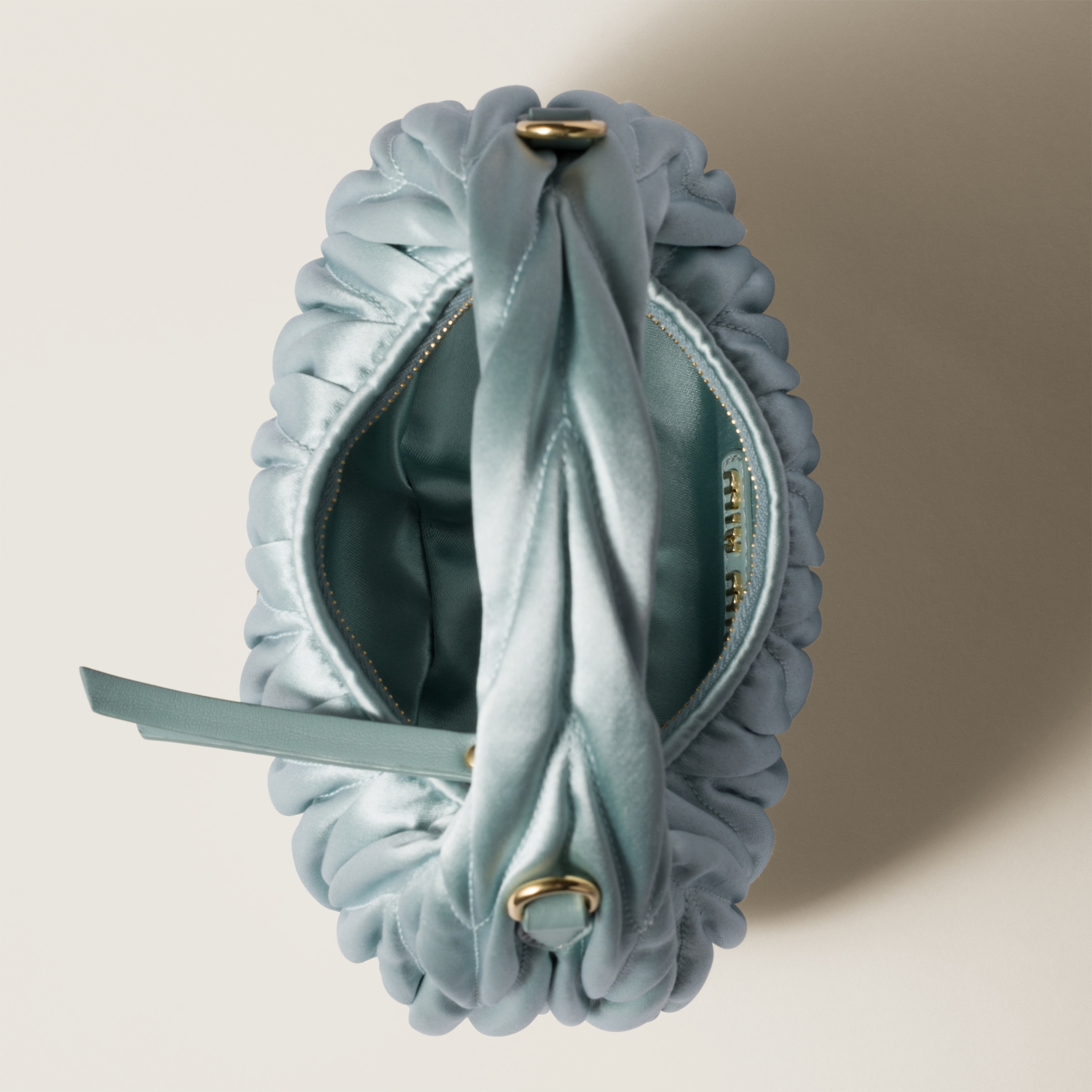 Wander matelassé satin mini-bag - 4
