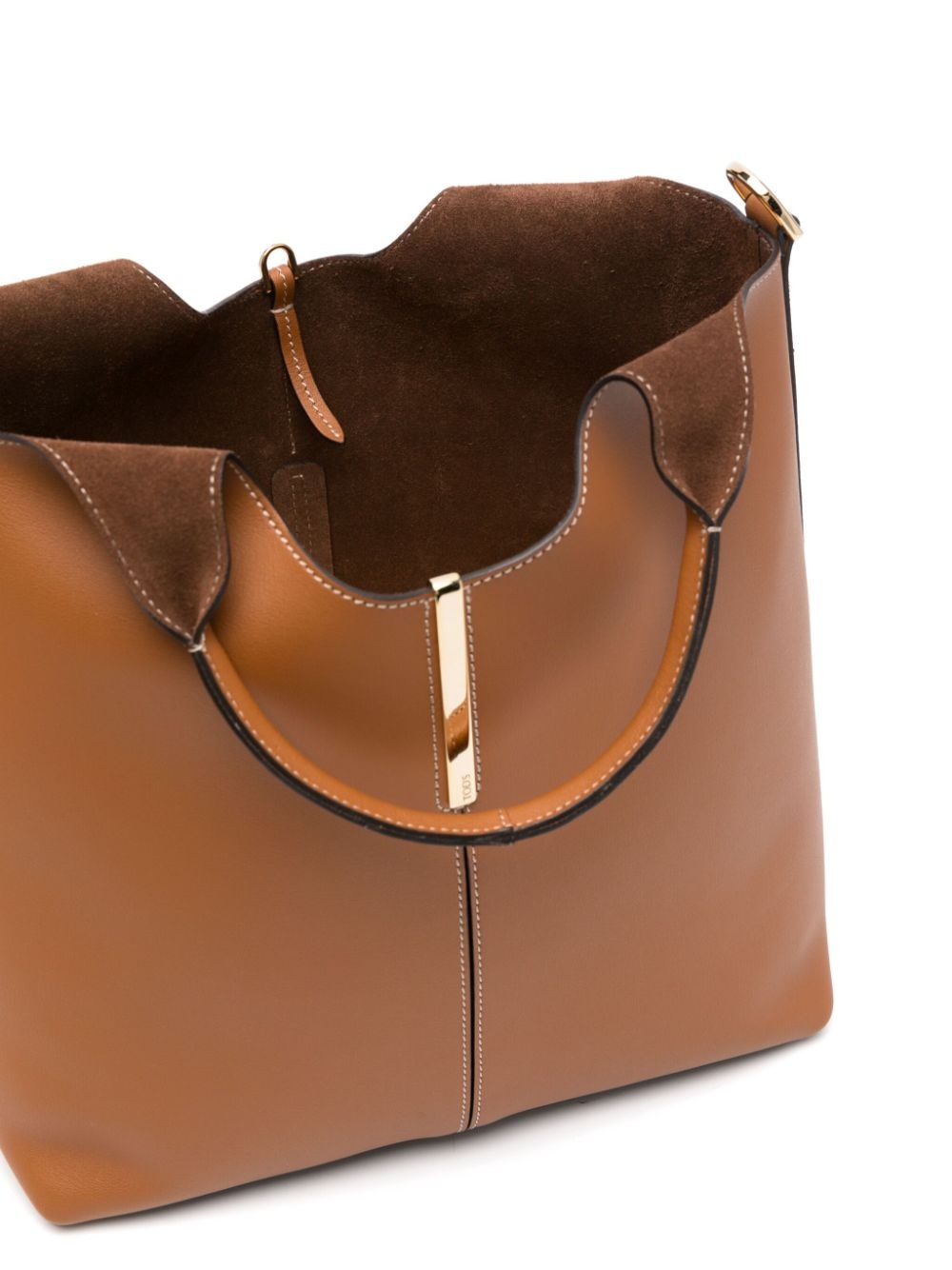leather tote bag - 5