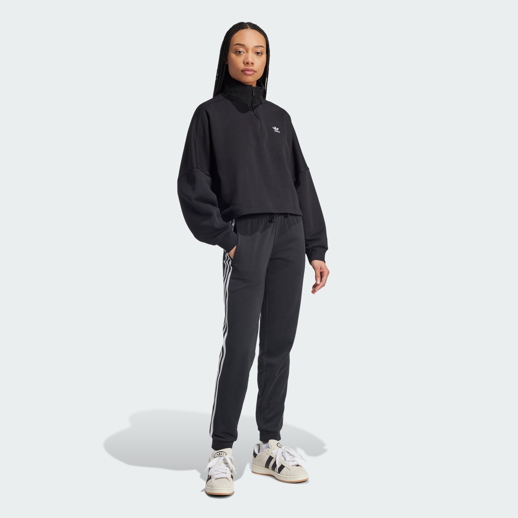 Essentials 1/2 Zip Fleece Sweatshirt - 4