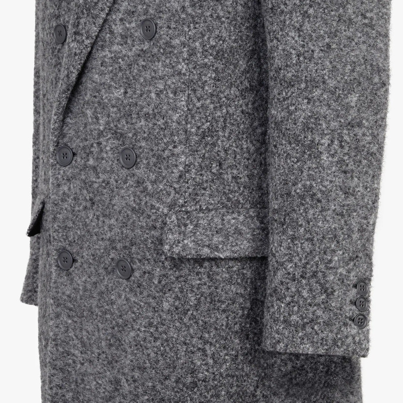 Gray alpaca coat 3