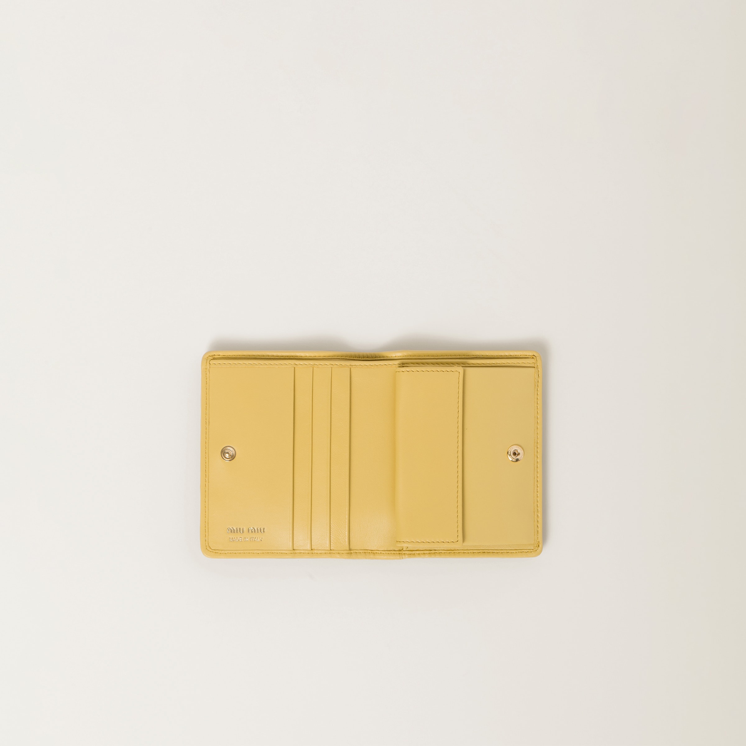 Small matelassé nappa leather wallet - 2