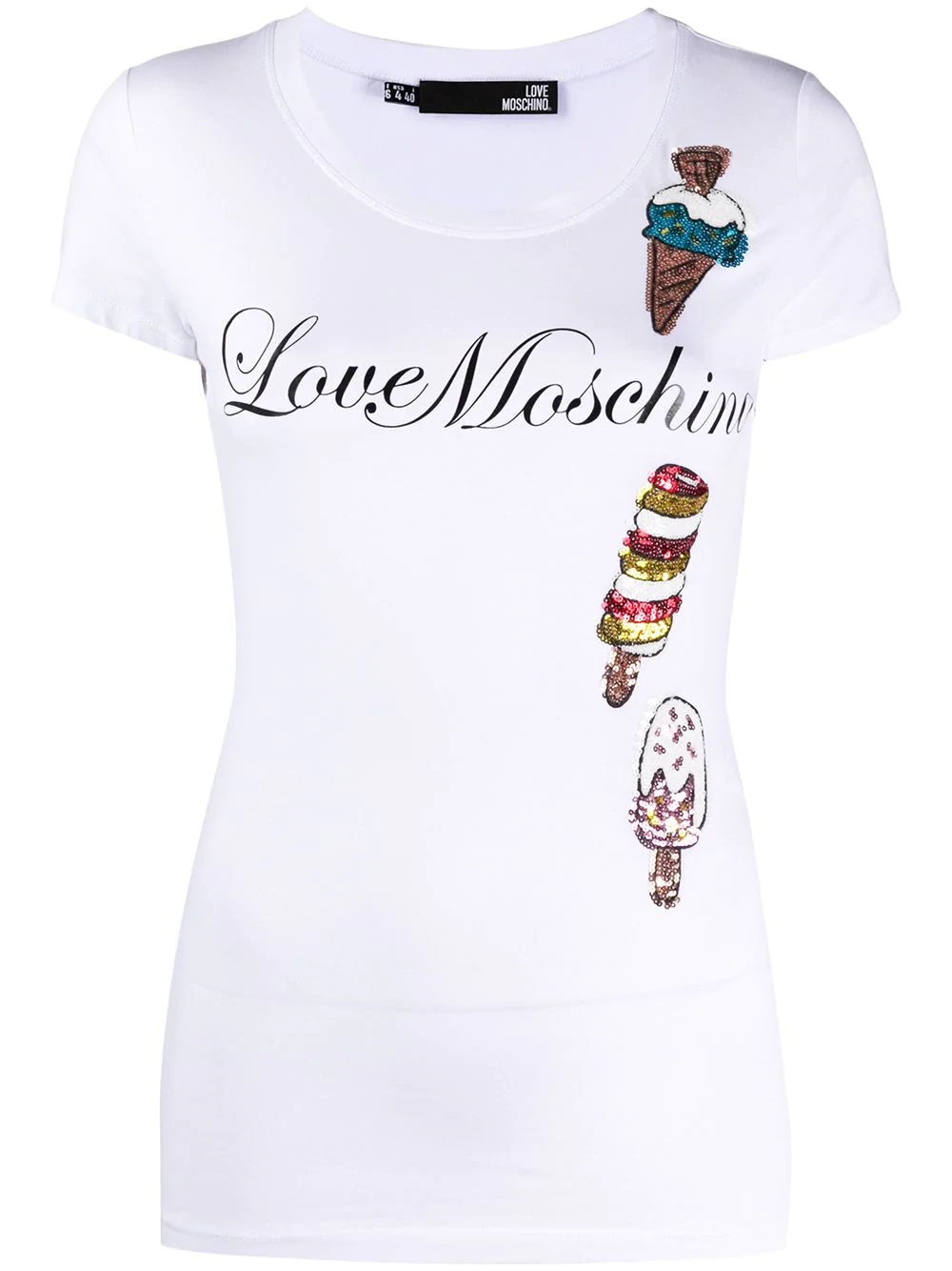 embellished ice cream T-shirt - 1