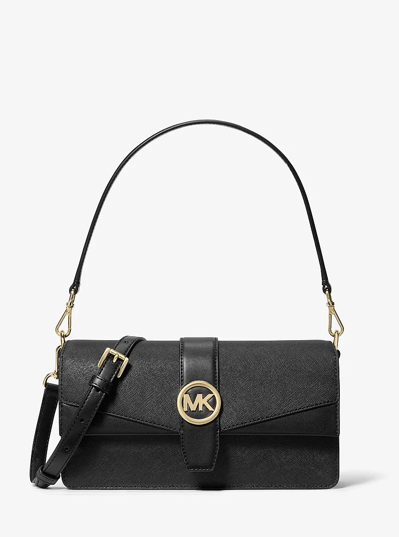 Greenwich Medium Saffiano Leather Shoulder Bag - 1