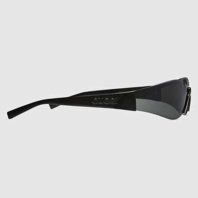 GUCCI Mask-shaped frame sunglasses outlook