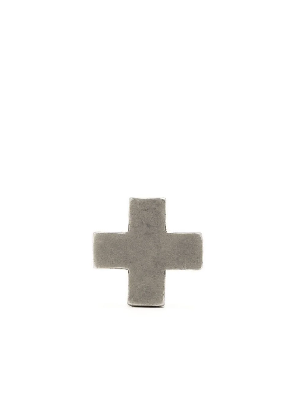 Plus-sign stud earring - 1