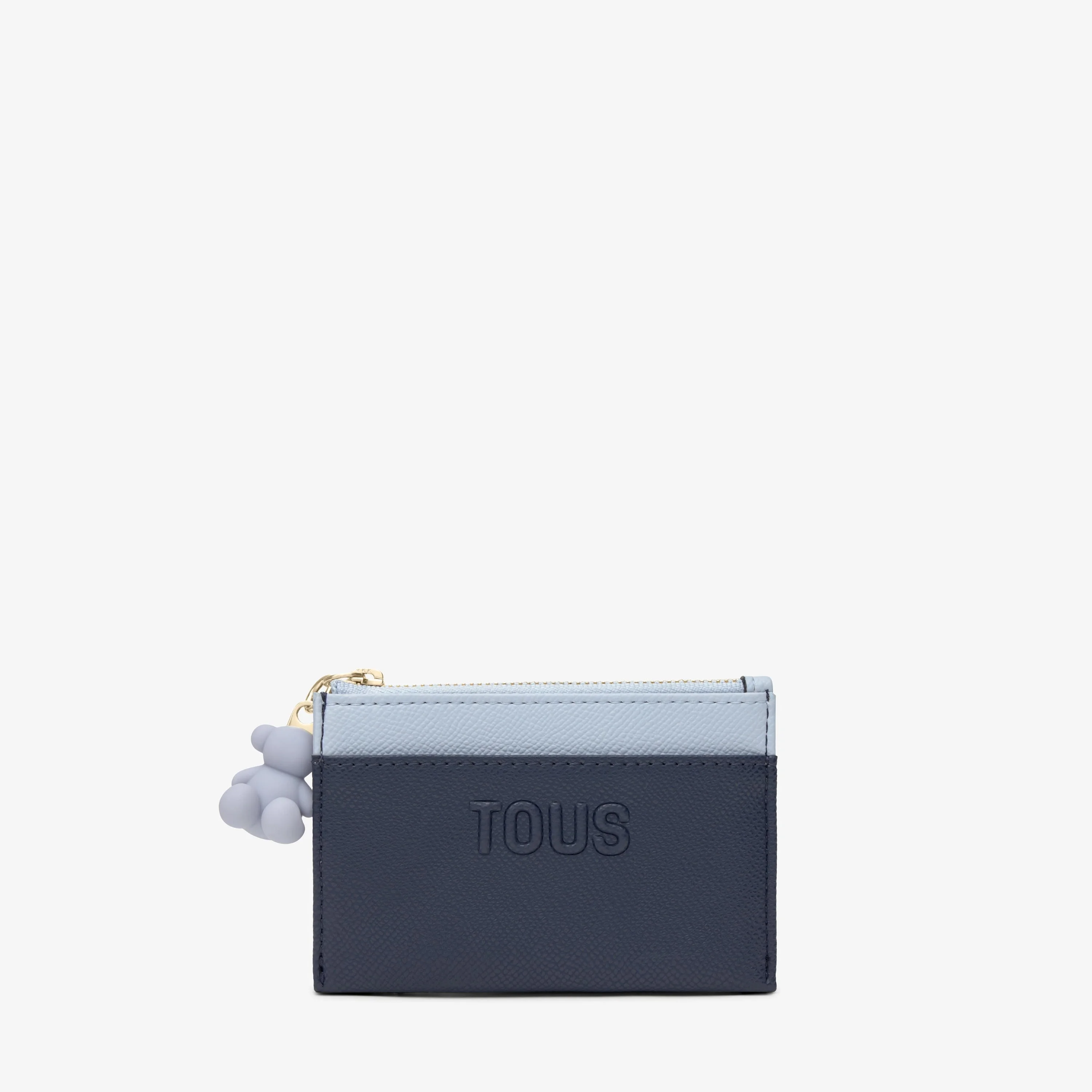 Navy blue Change purse-cardholder TOUS Audree Saffiano - 1