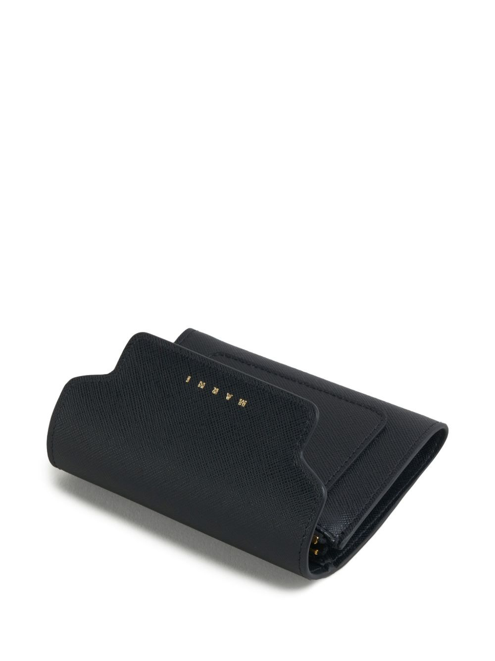 Saffiano leather flat wallet - 4