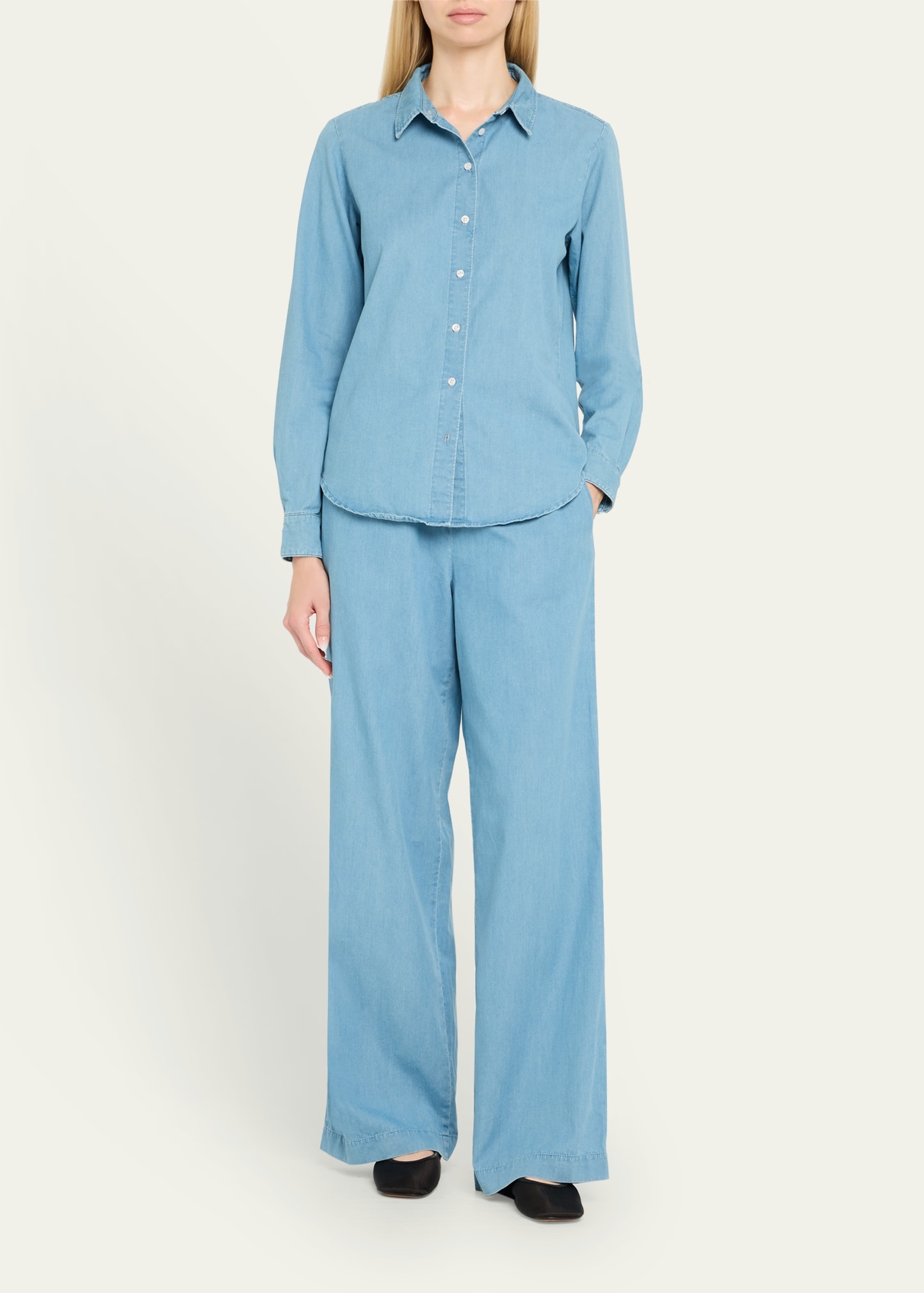 Kauai Chambray Drawstring Pants - 2