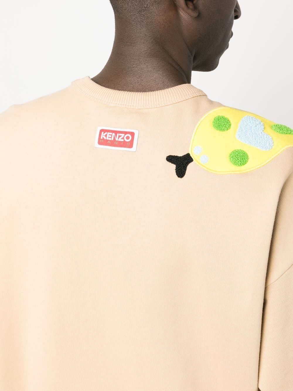 appliqué-detail sweatshirt - 5