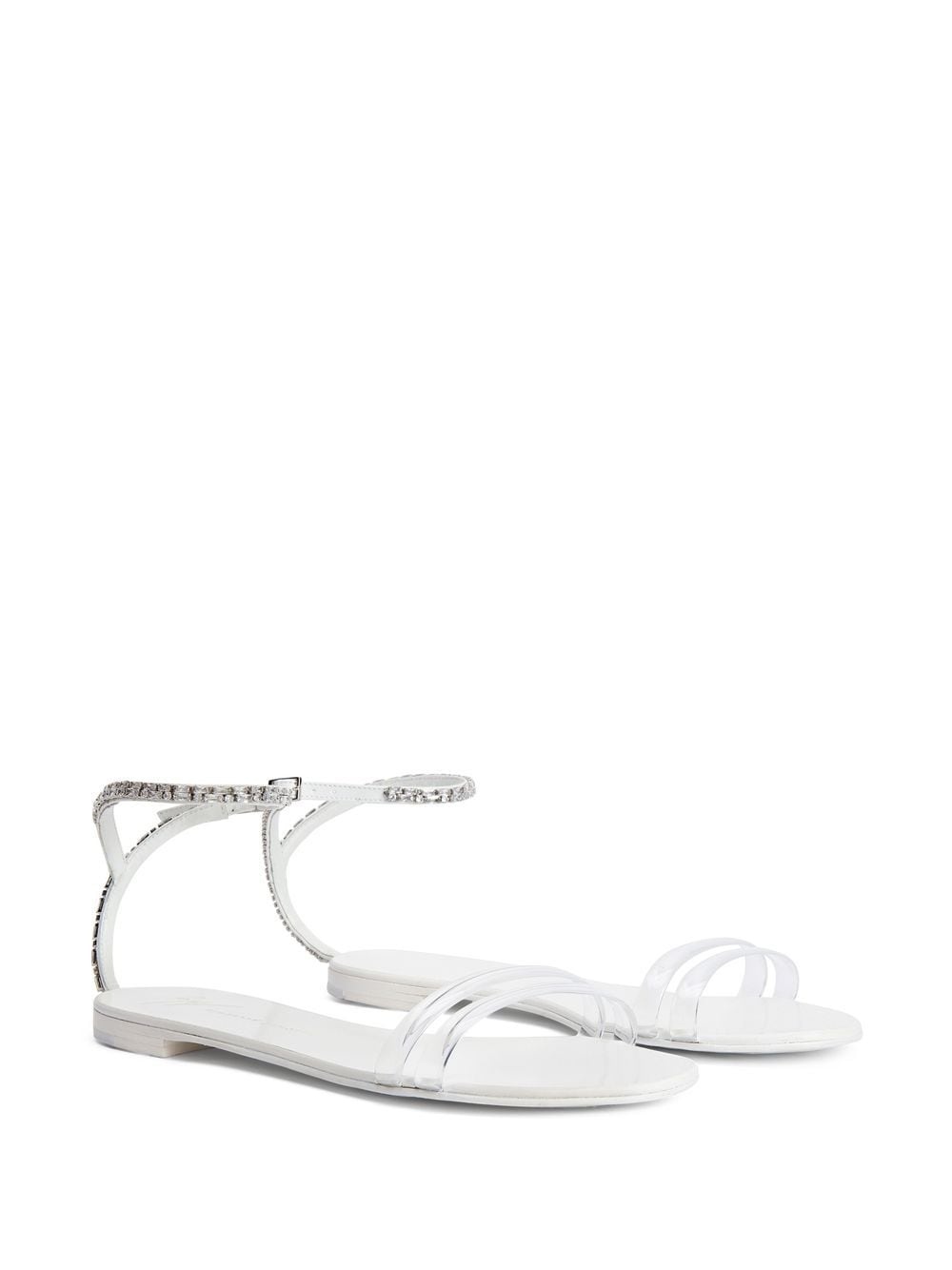 Agathe Plexi double-strap sandals - 2