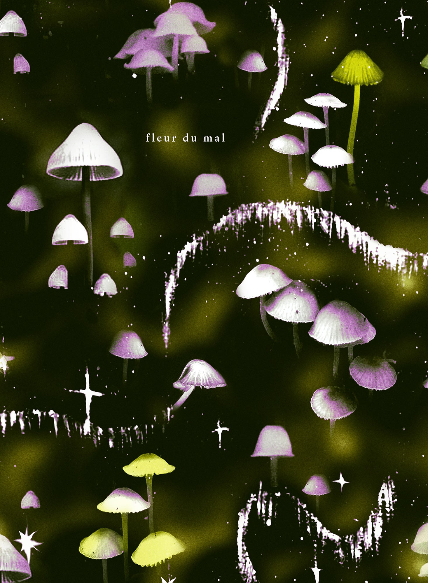 Ethereal Mushroom Short Sleeve PJ Top - 3
