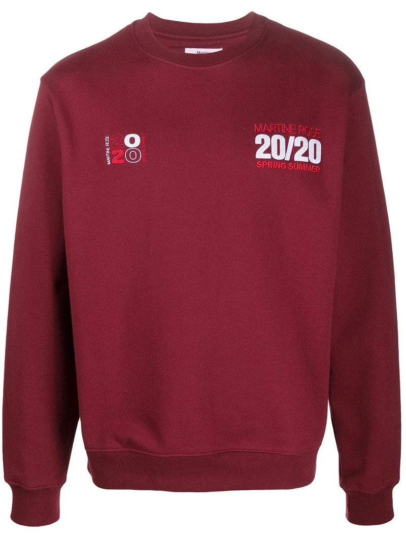 embroidered logo jumper 1