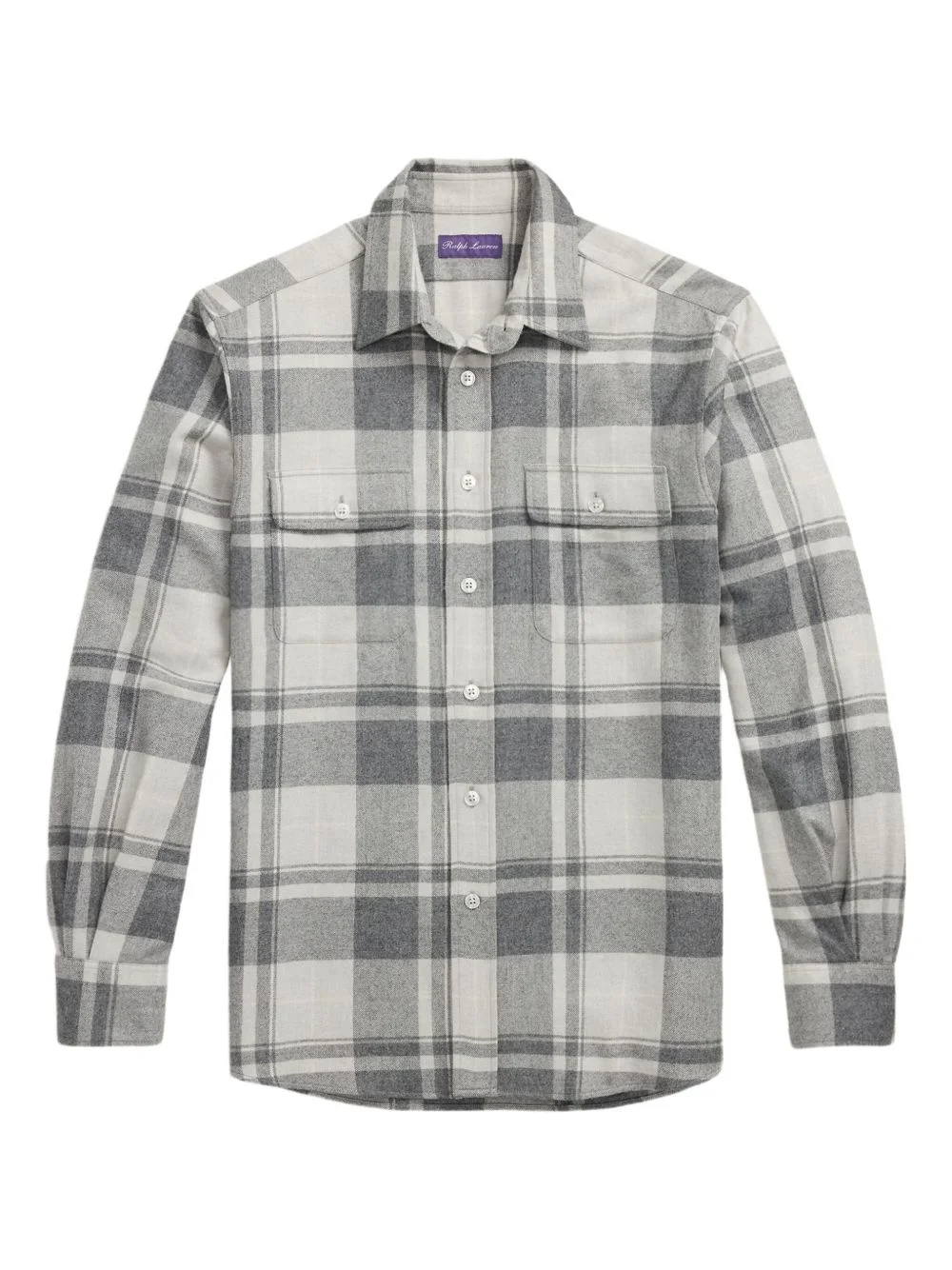 checked pocket shirt - 1
