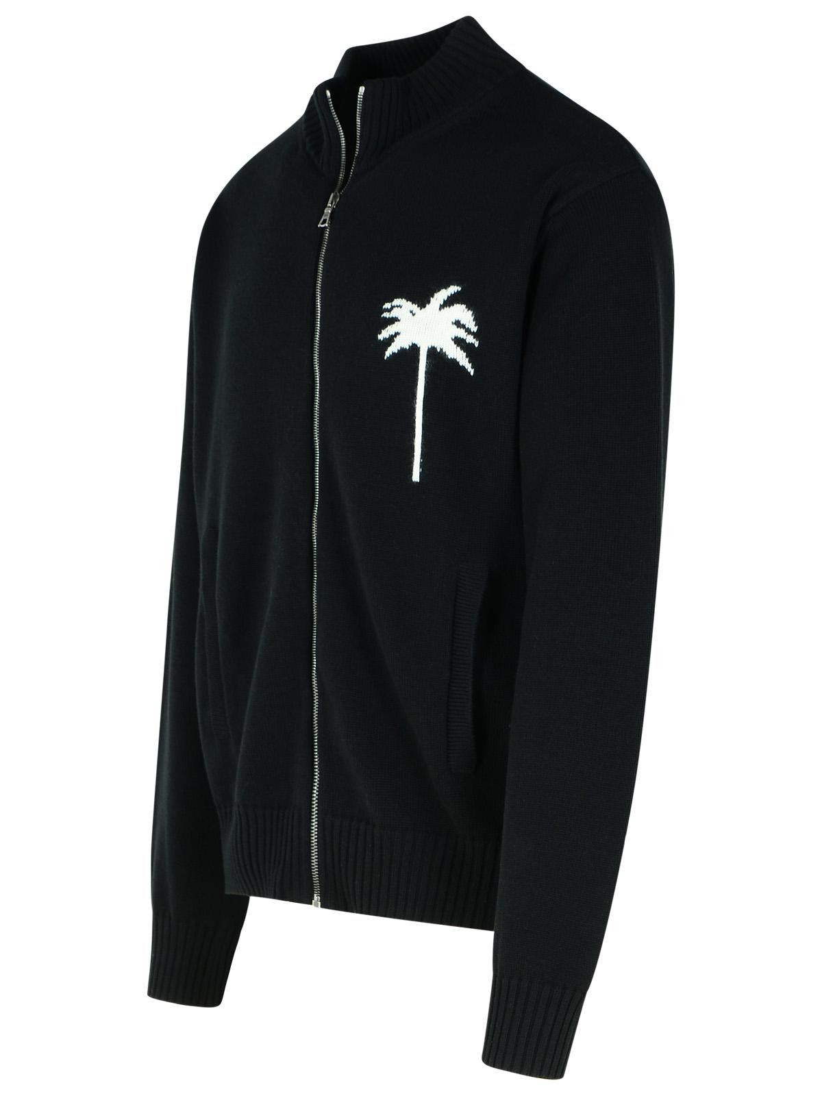 Palm Angels Black Cotton Blend Sweater Men - 2