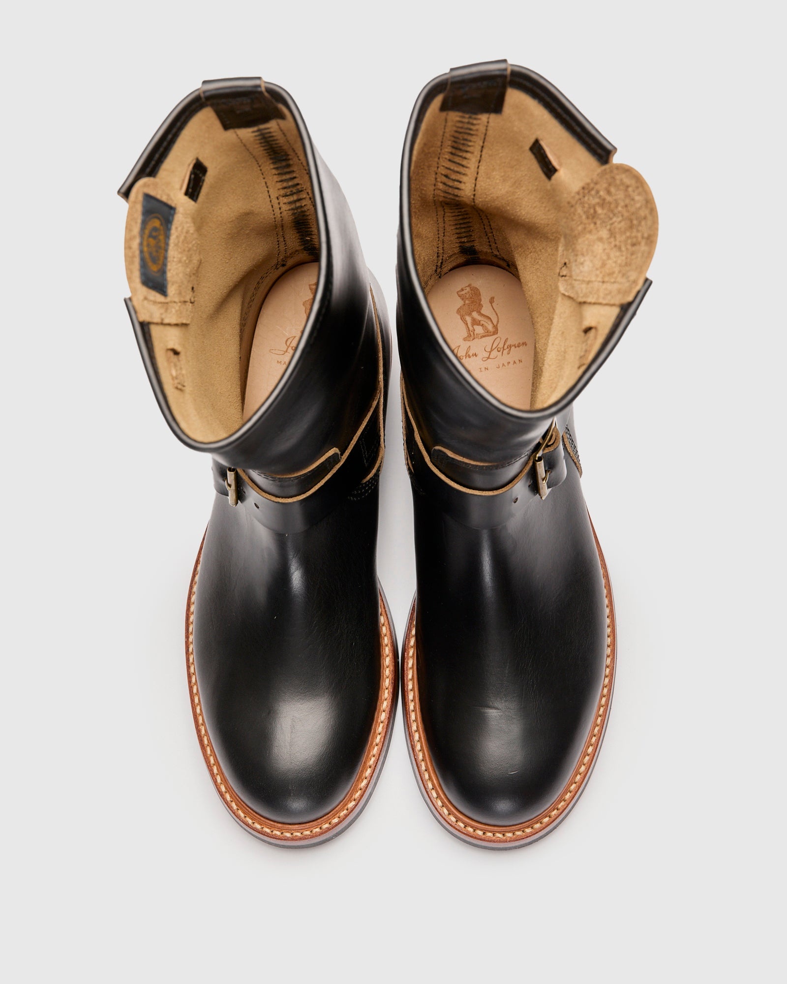 Wabash Engineer Boot in Horween Chromexcel Black - 6