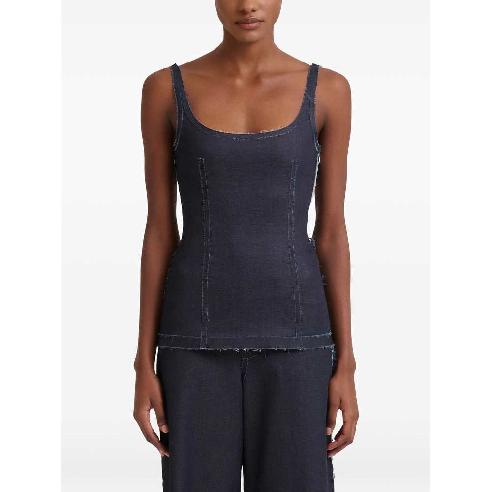 Marni Blue Tops - Vests & Tank Tops Women - 2