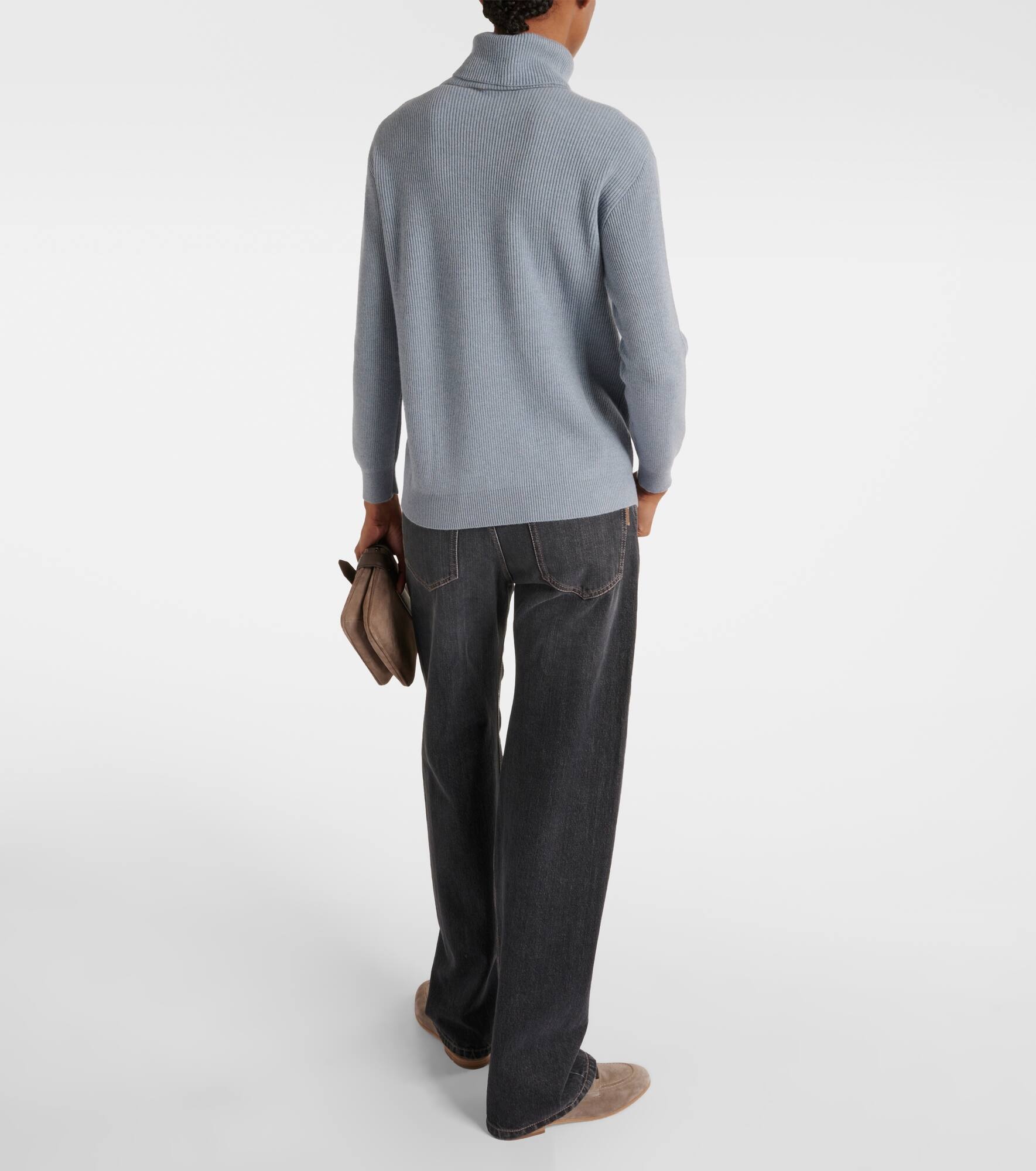 Cashmere turtleneck sweater - 3