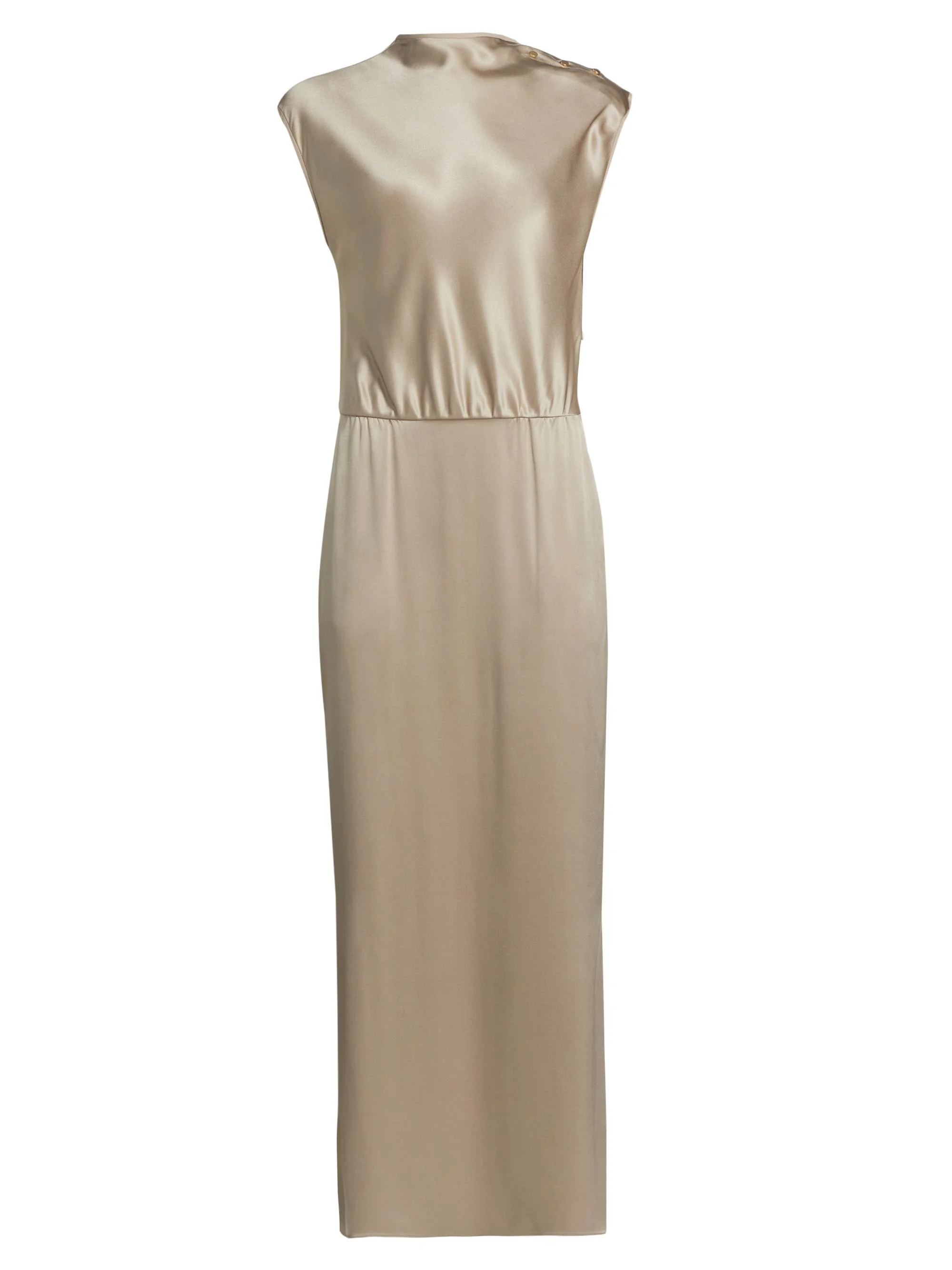 Women's Double Silk Satin Dress - Savannah - 1