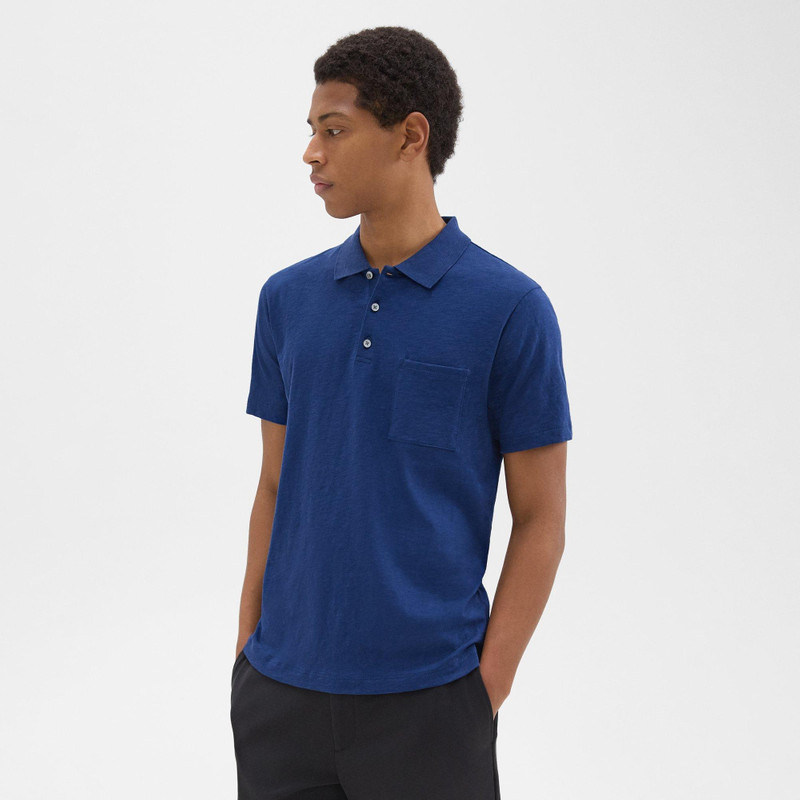 Bron Polo Shirt in Slub Cotton 3