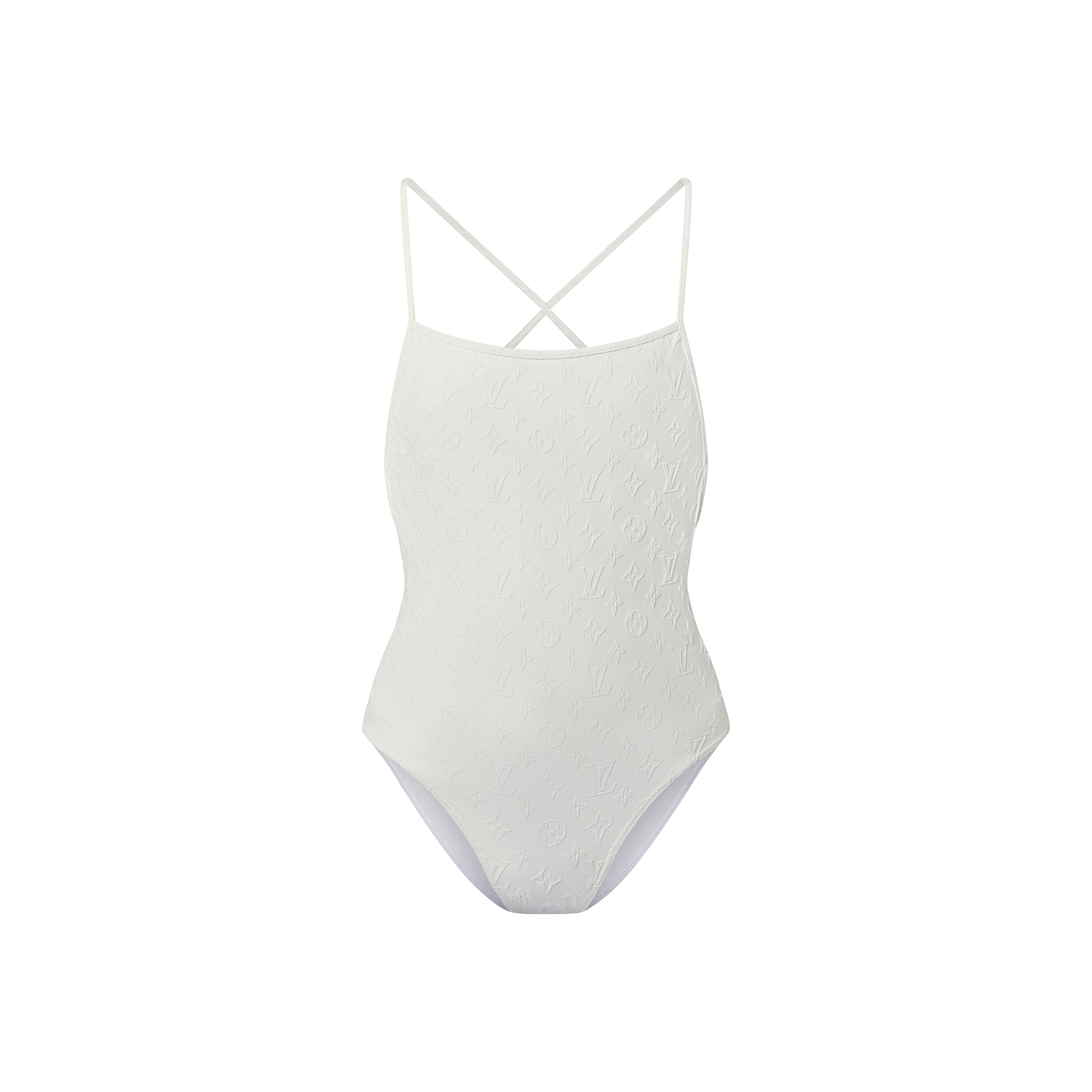 Monogram Jacquard One-Piece Swimsuit - 1