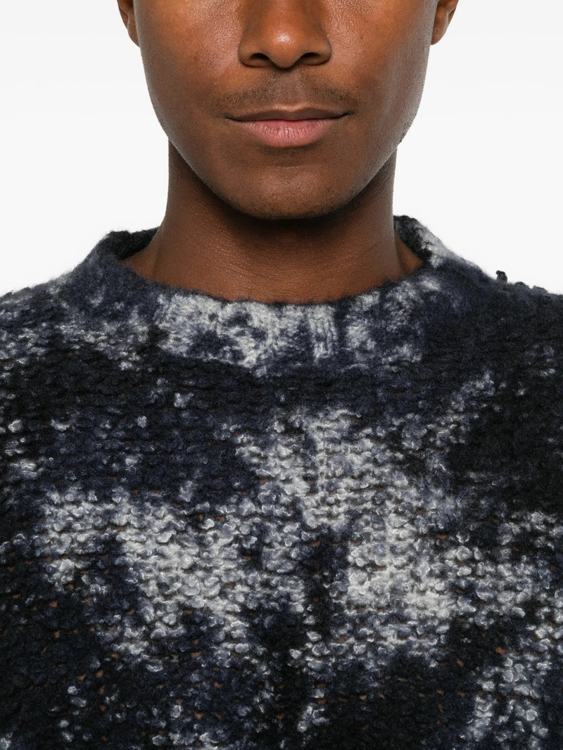 Avant Toi Avant Toi Tie-dye Bouclé Knitwear outlook