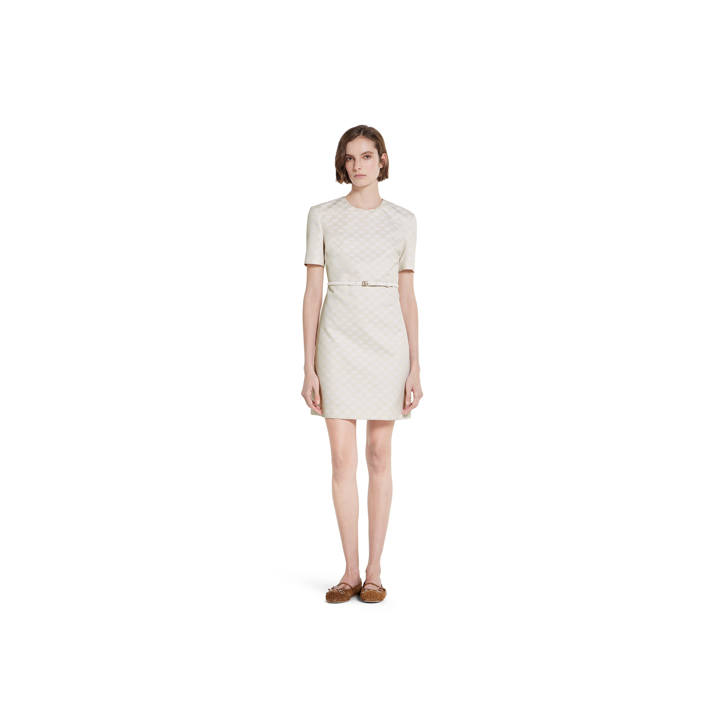 GG cotton gabardine dress - 2