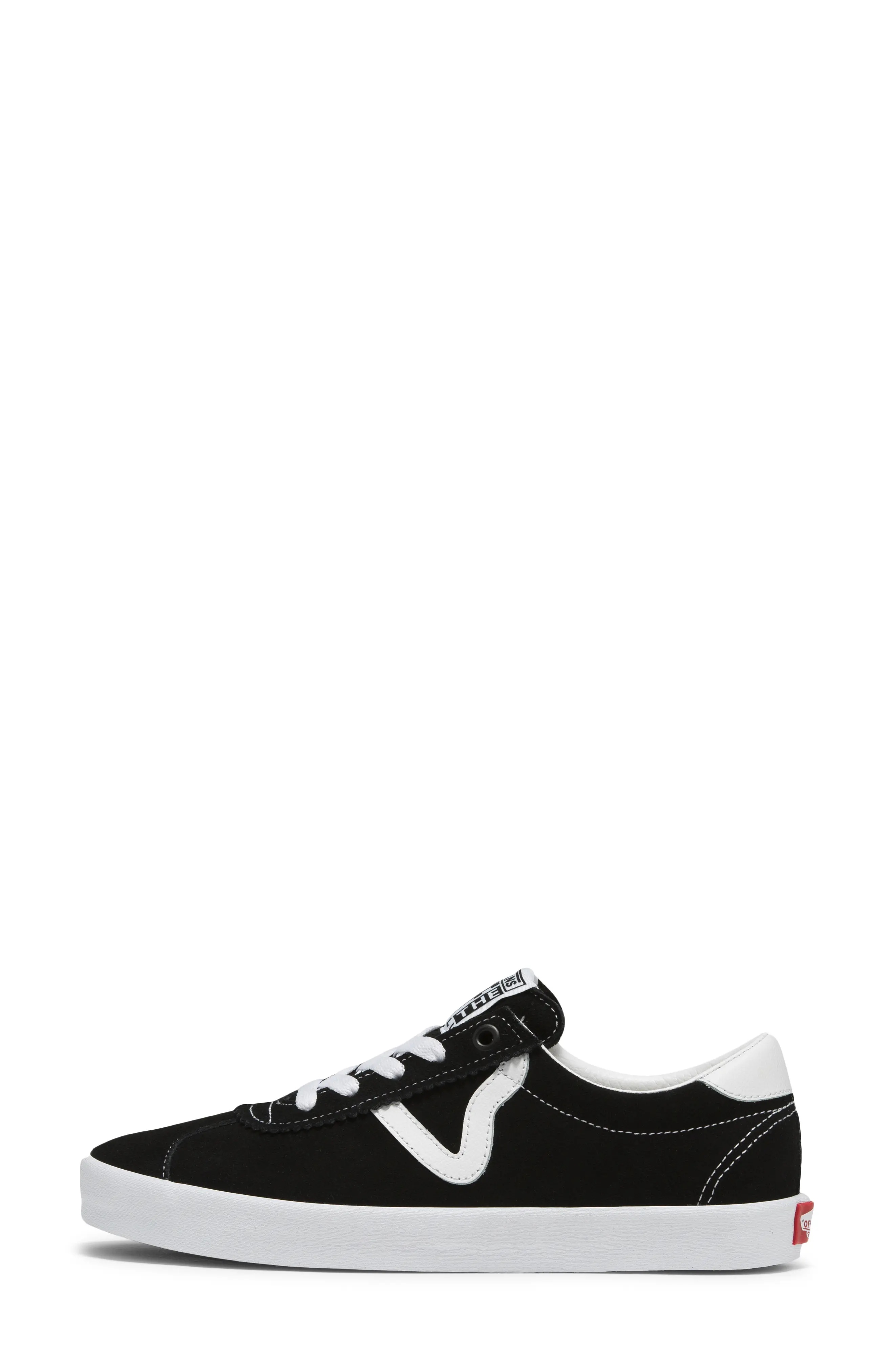 Sport Low Sneaker in Black/White - 4