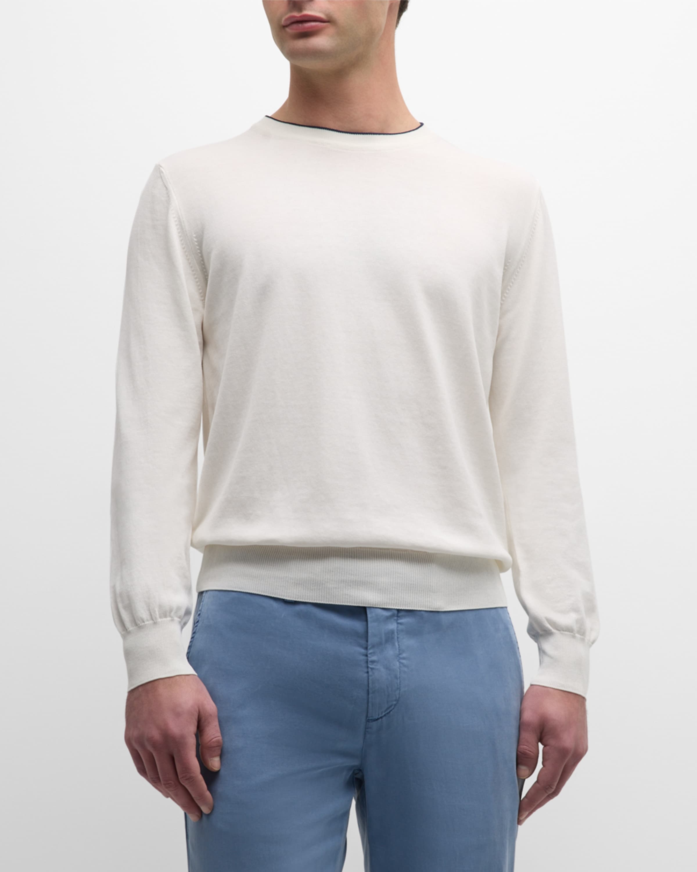 Men's Cotton Crewneck Sweater - 2