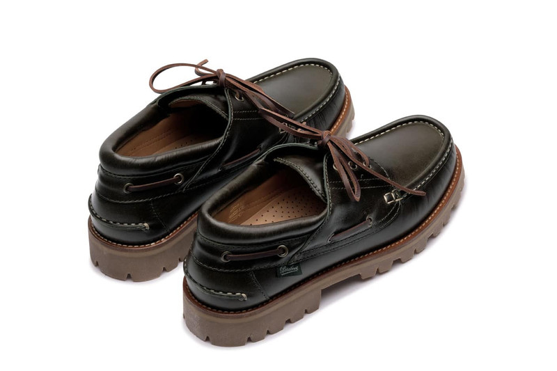 Paraboot Briac Green Smooth - Rubber Sole outlook