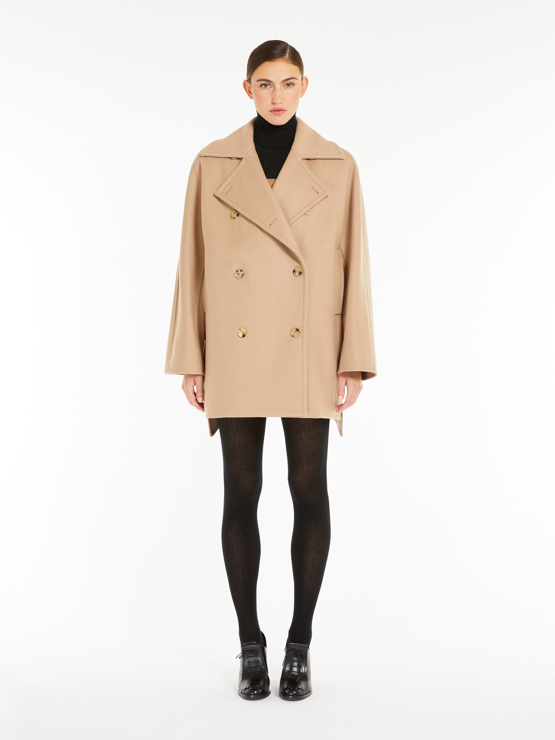 Max Mara ASTURIE1234 Oversized wool and cashmere coat