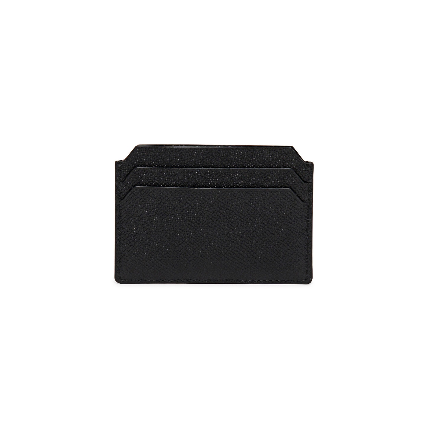 Black saffiano leather credit card holder - 2