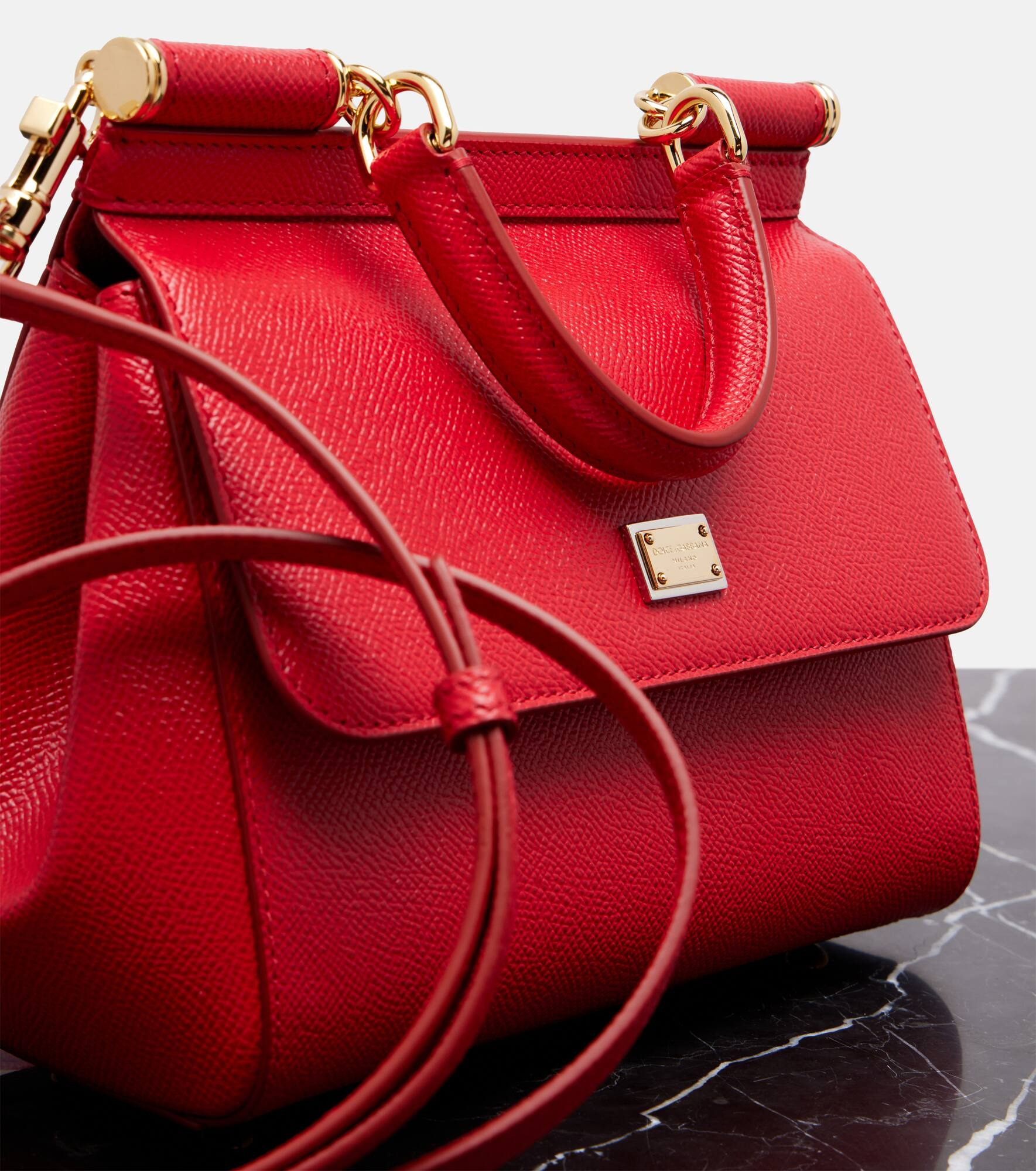 Sicily Small leather tote bag - 6