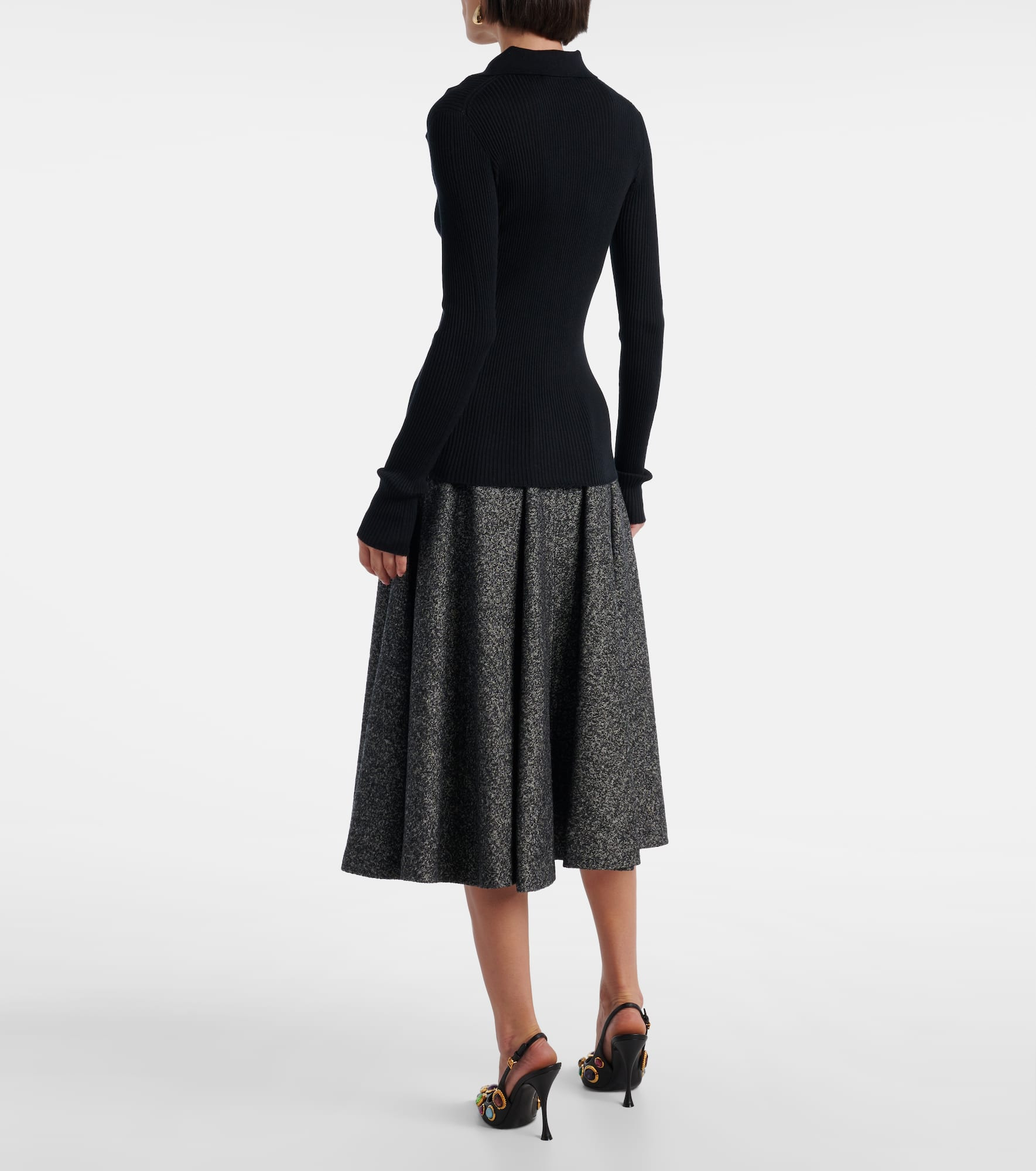Cashmere polo sweater - 3