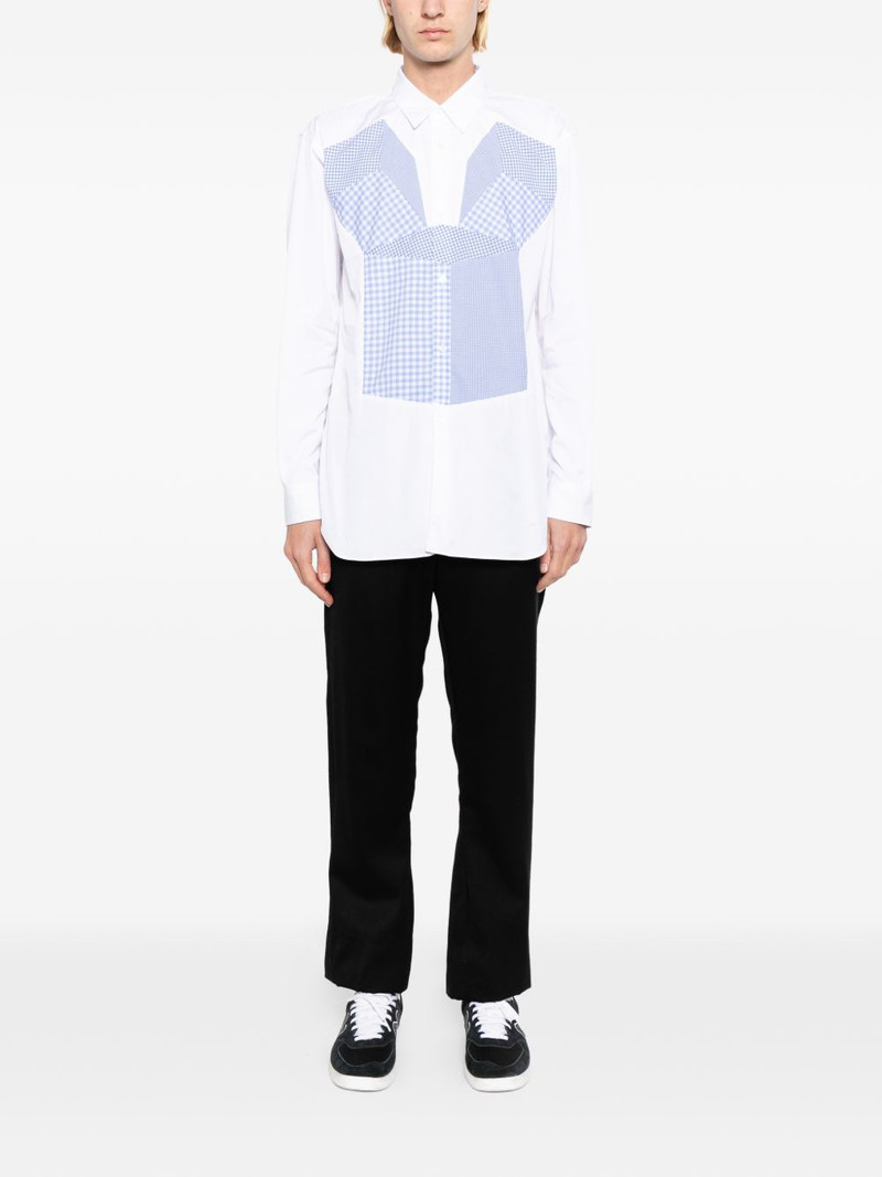 Comme des Garçons SHIRT gingham panel shirt outlook