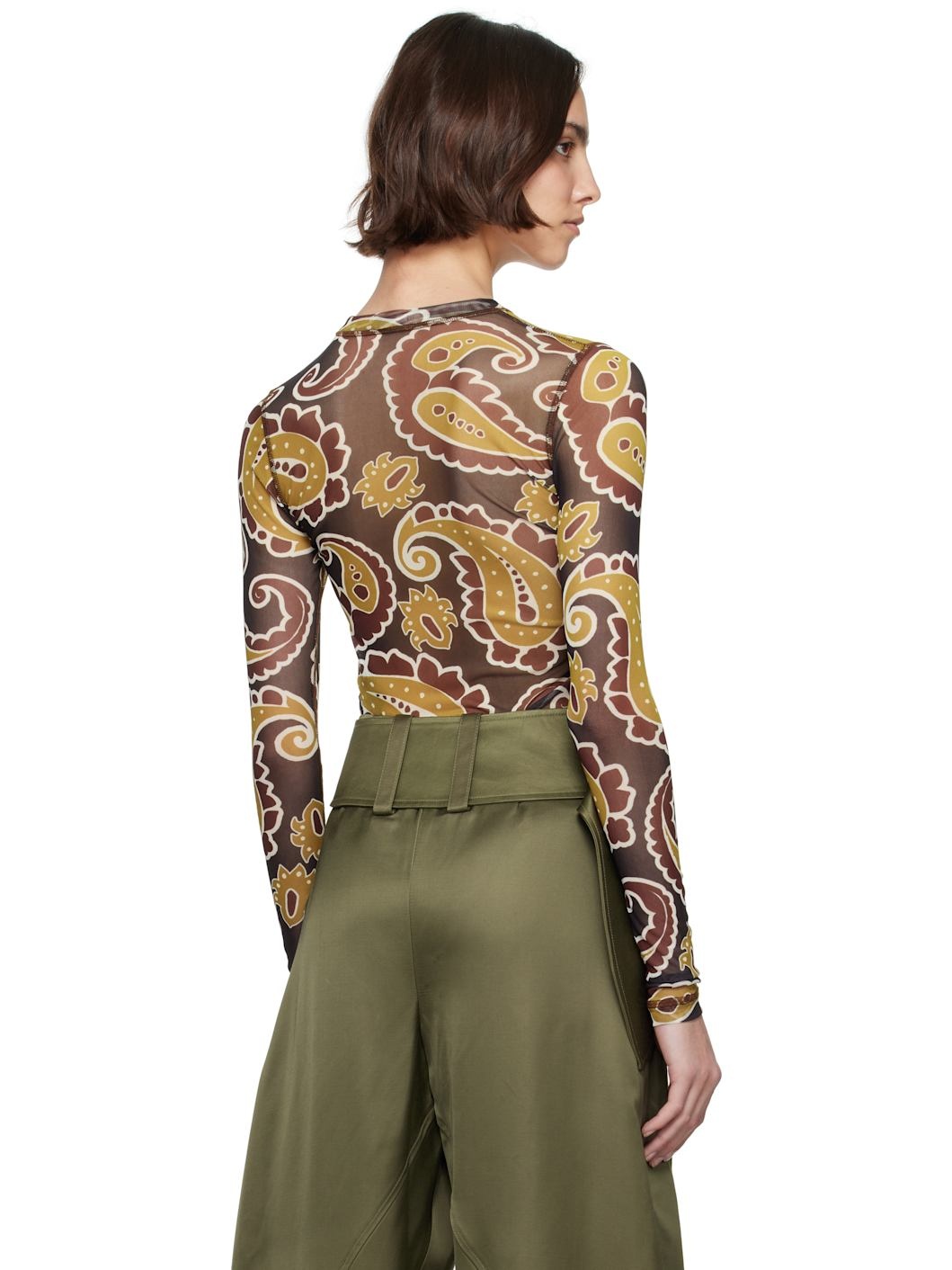 Multicolor Long Sleeve Underpinning T-shirt - 3