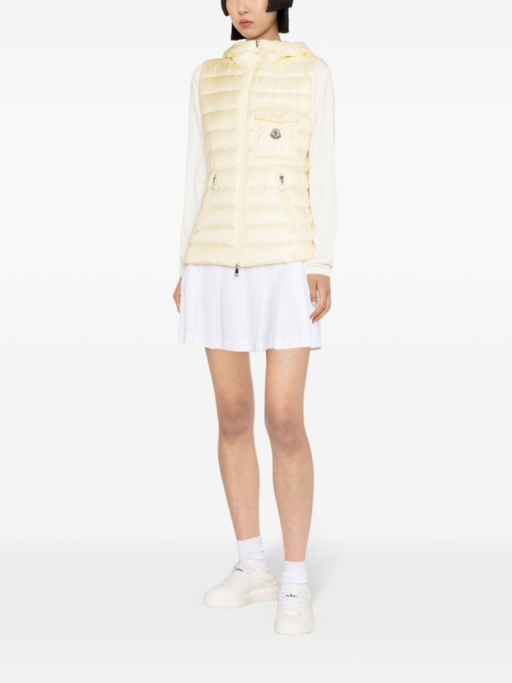 Glygos hooded puffer gilet - 4
