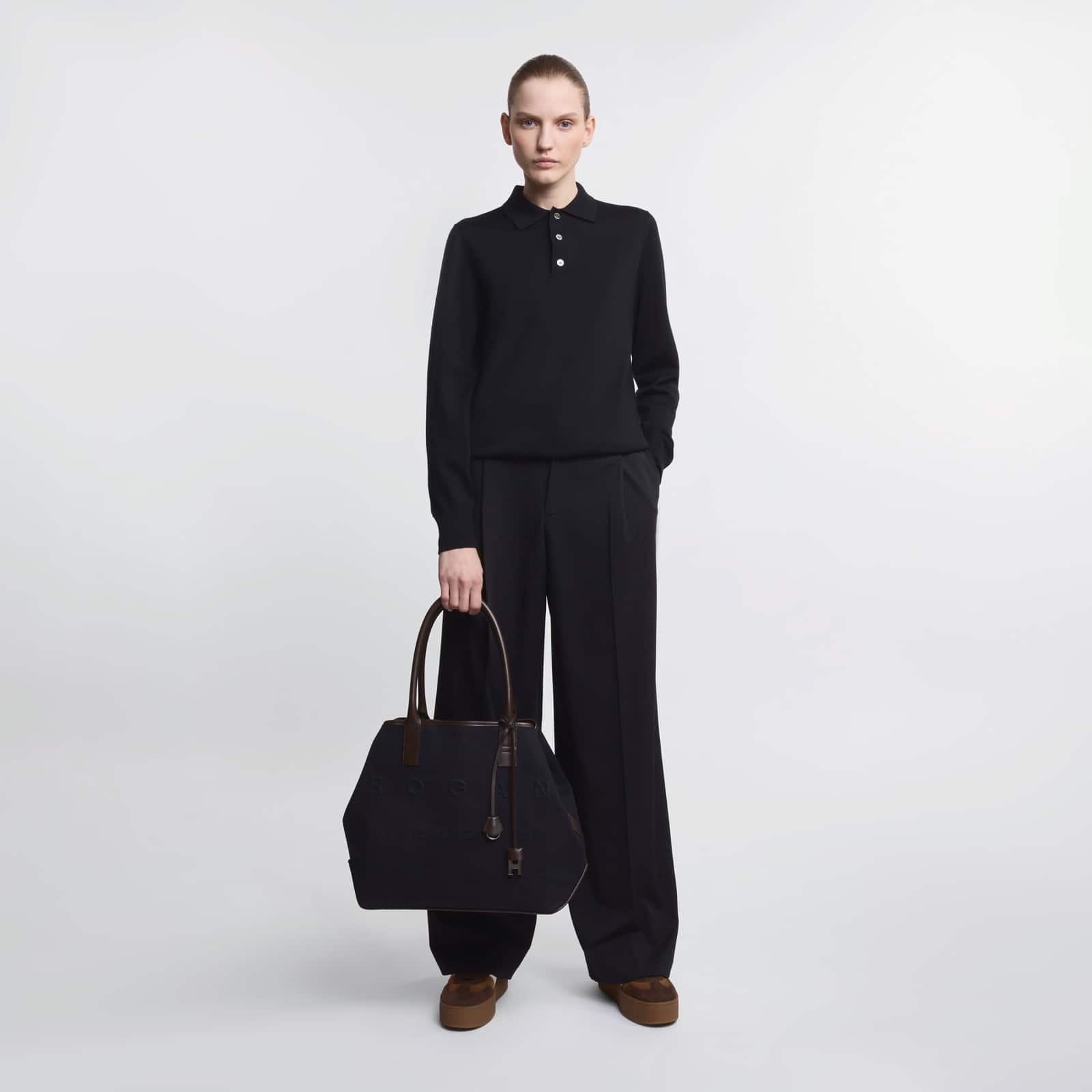 Hogan Script Shopping Bag Medium - 7