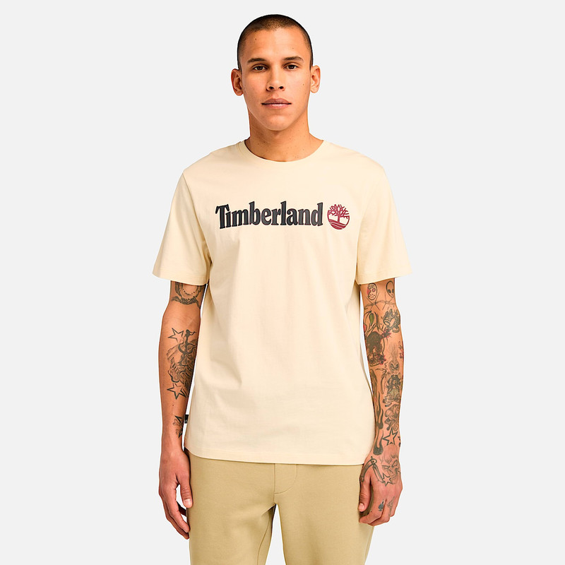 Timberland Men's Linear Logo Short Sleeve T-Shirt outlook